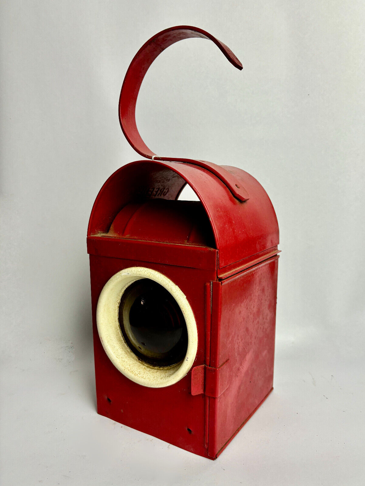 Vintage Red Railway Lantern