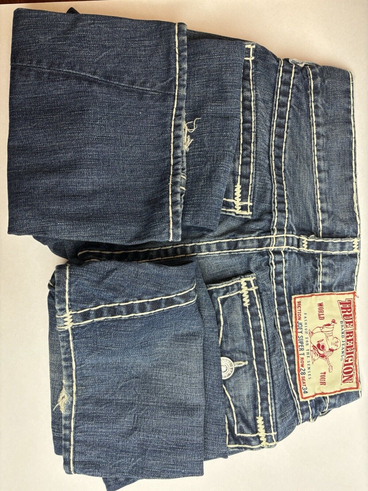 True religion Women's JEANS Joey Super T DEEP LAGOON 28w 34L