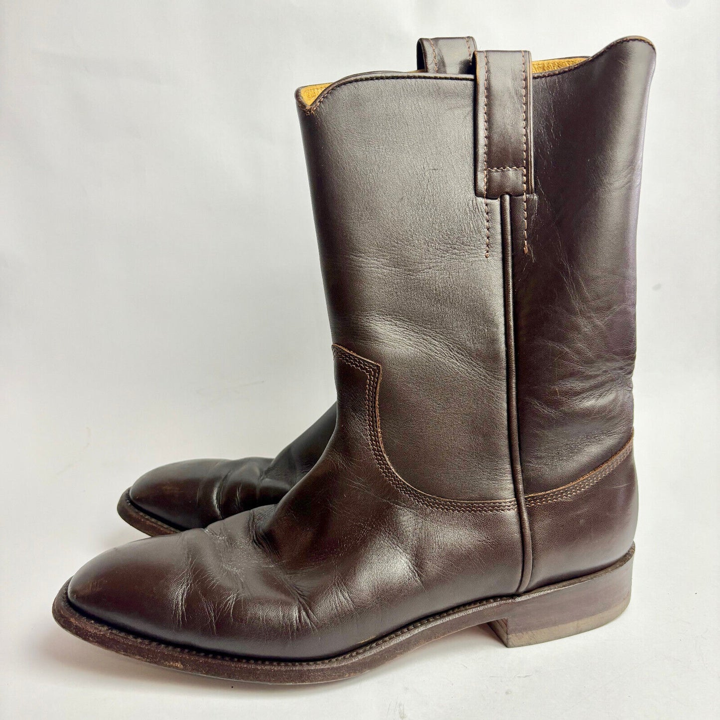 R. M. Williams Dark Brown All Leather Longhorn Brand Size 9 AU Boots