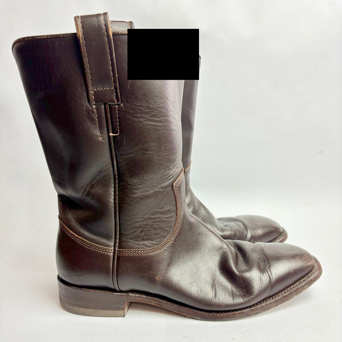 R. M. Williams Dark Brown All Leather Longhorn Brand Size 9 AU Boots