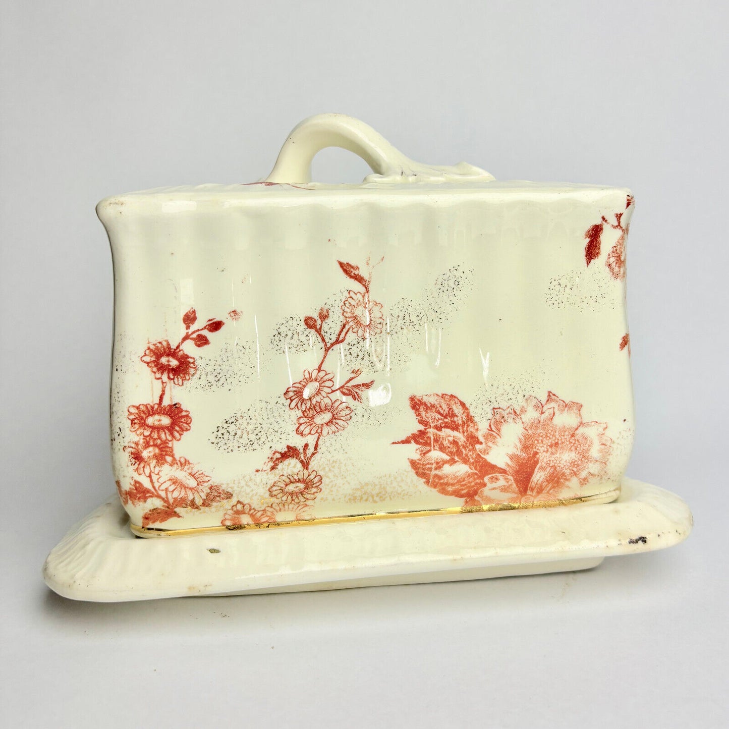 Large Victorian Cheese Dish and Cover