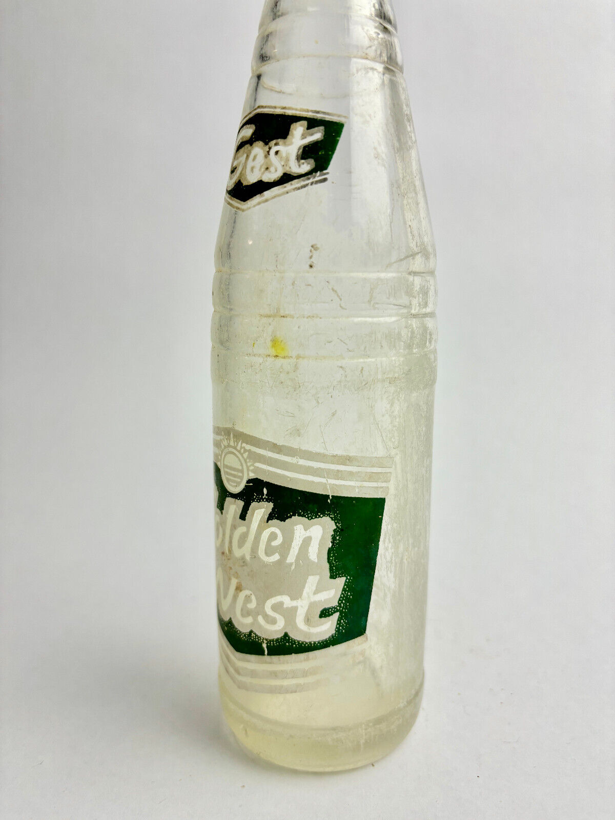 Golden West pyroglaze bottle, Perth WA