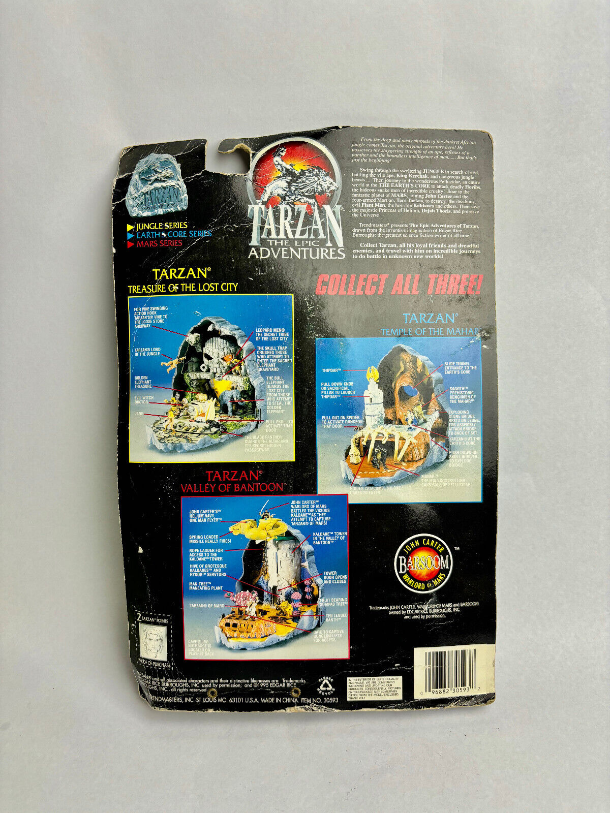 Tarzan Epic Adventures Temple of the Mahar Trendmasters Micro Playset 1995