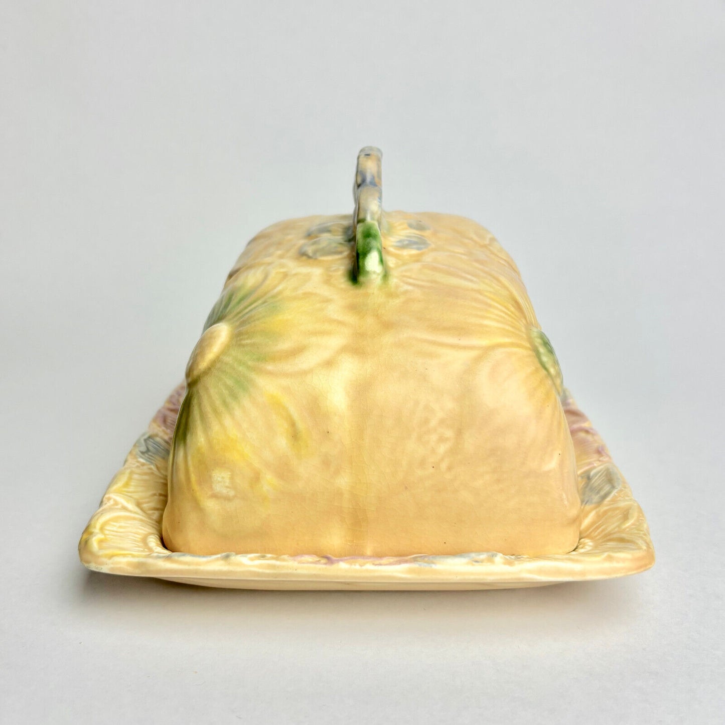 Kensington Ware Majolica Cheese Dish and Cover