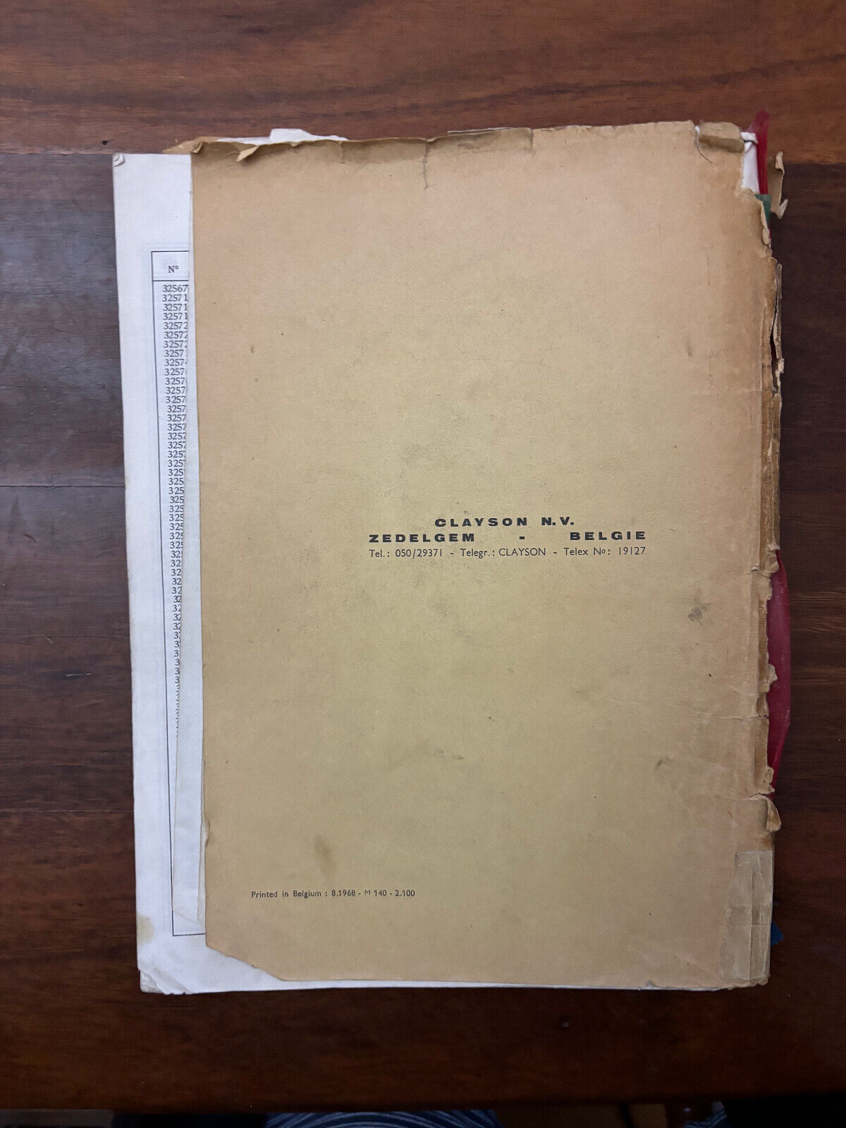 Clayson M140 Manual NR 8059