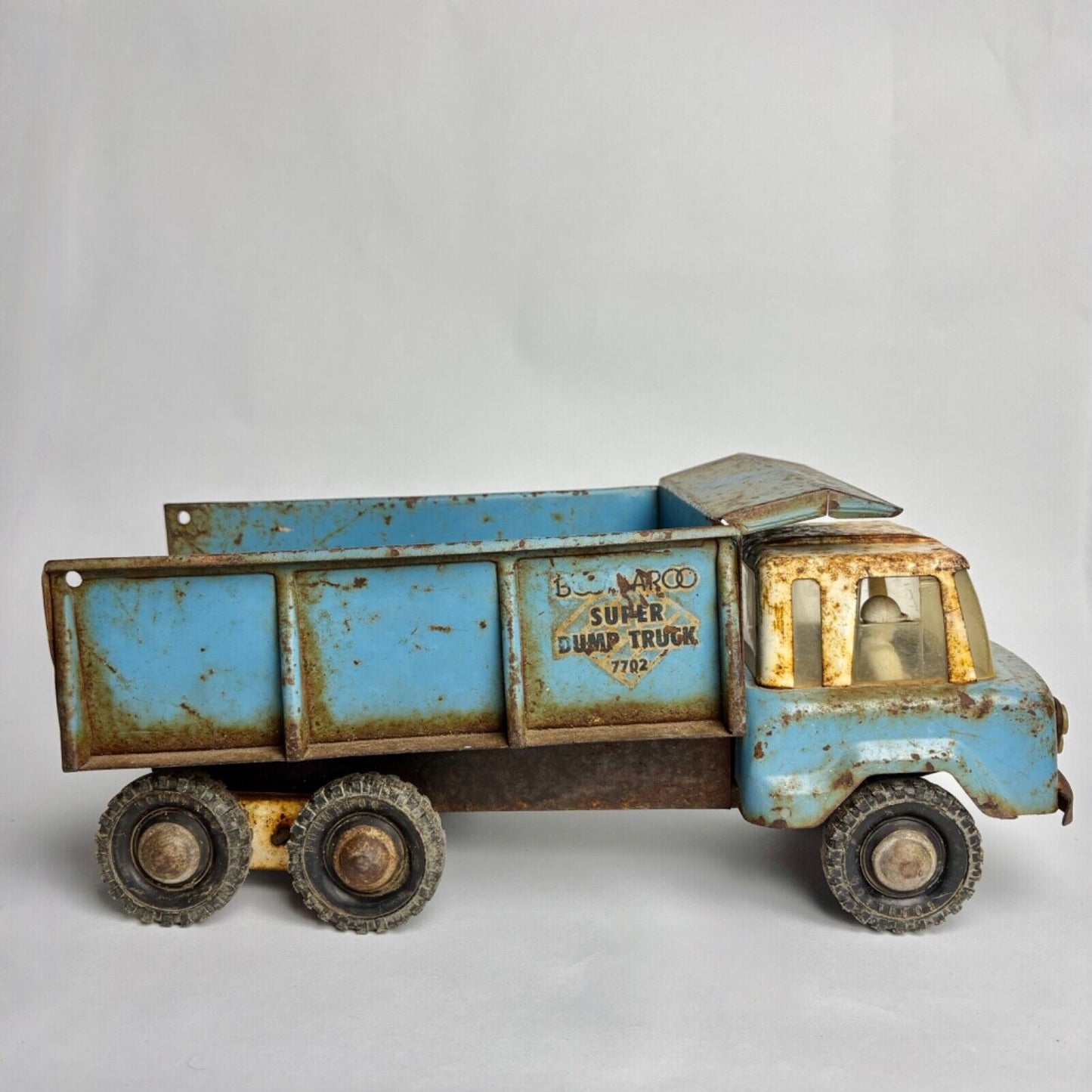 Vintage Australian Made Tin Boomaroo Super Dump Truck 7702 - 1960’s