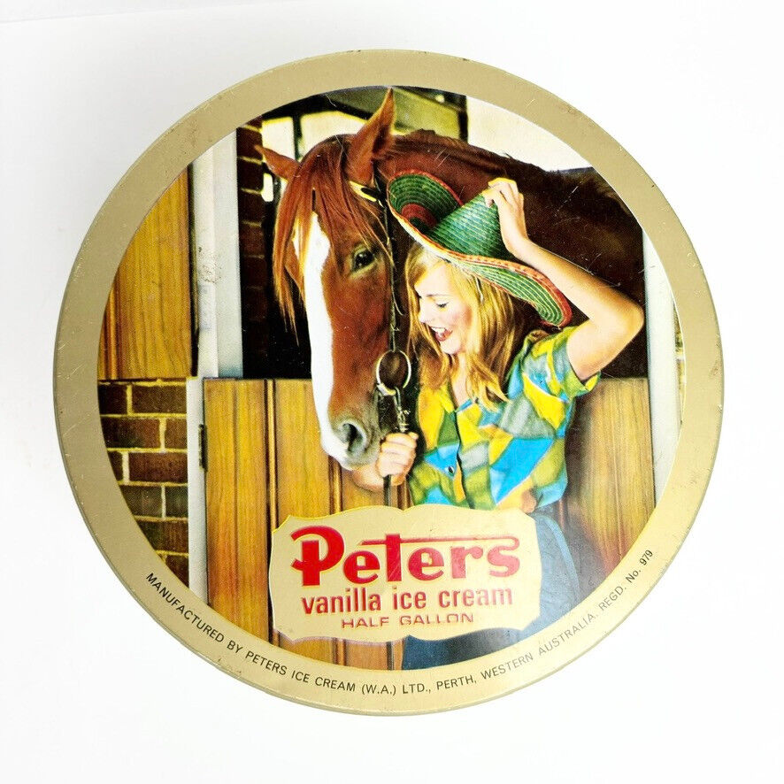 Vintage Peters Ice Cream Tin Perth