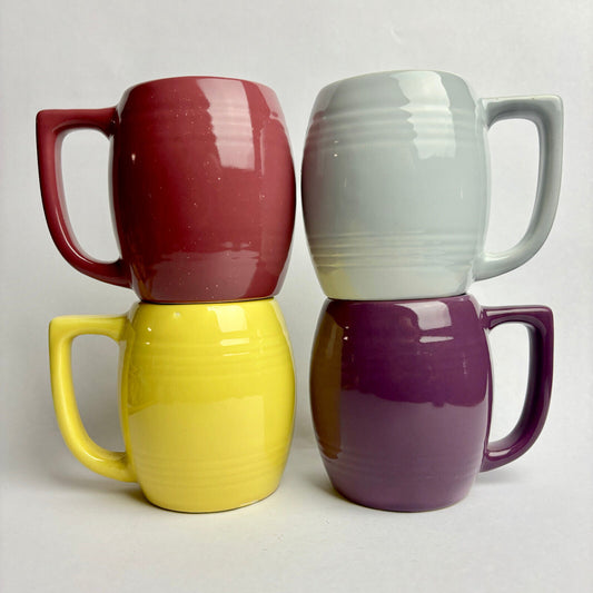 Four Large Wembley Ware Mugs (scarce)