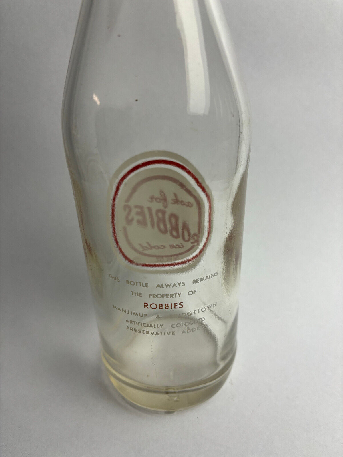 Ask For Robbies Large Pyroglaze Bottle 26 fl oz Manjimup Bridgetown