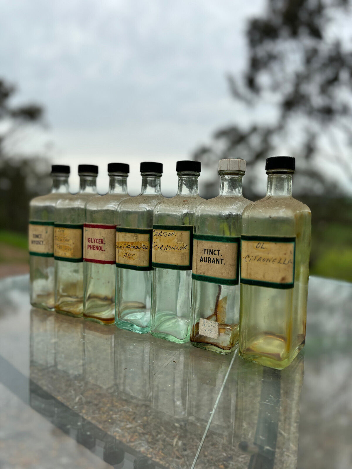 Bulk Lot Vintage Apothecary Bottles x 31