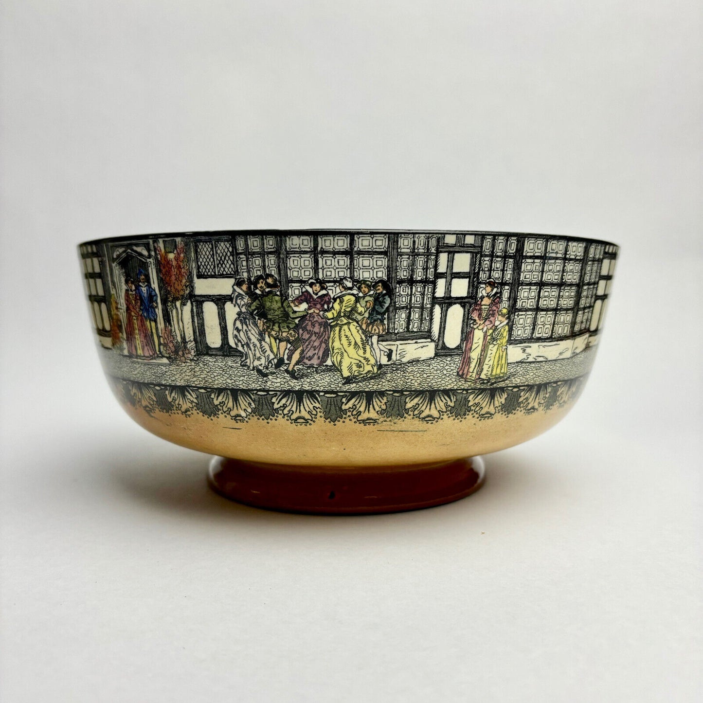 Royal Doulton Old Moreton Hall Bowl Queen Elizabeth at Old Moreton 1589