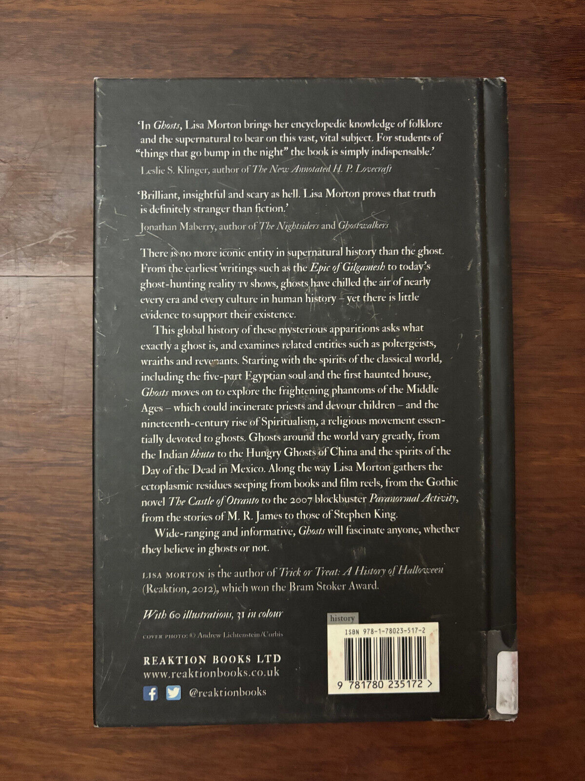 Ghosts: A Haunted History by Lisa Morton (Hardcover, 2015) scarce