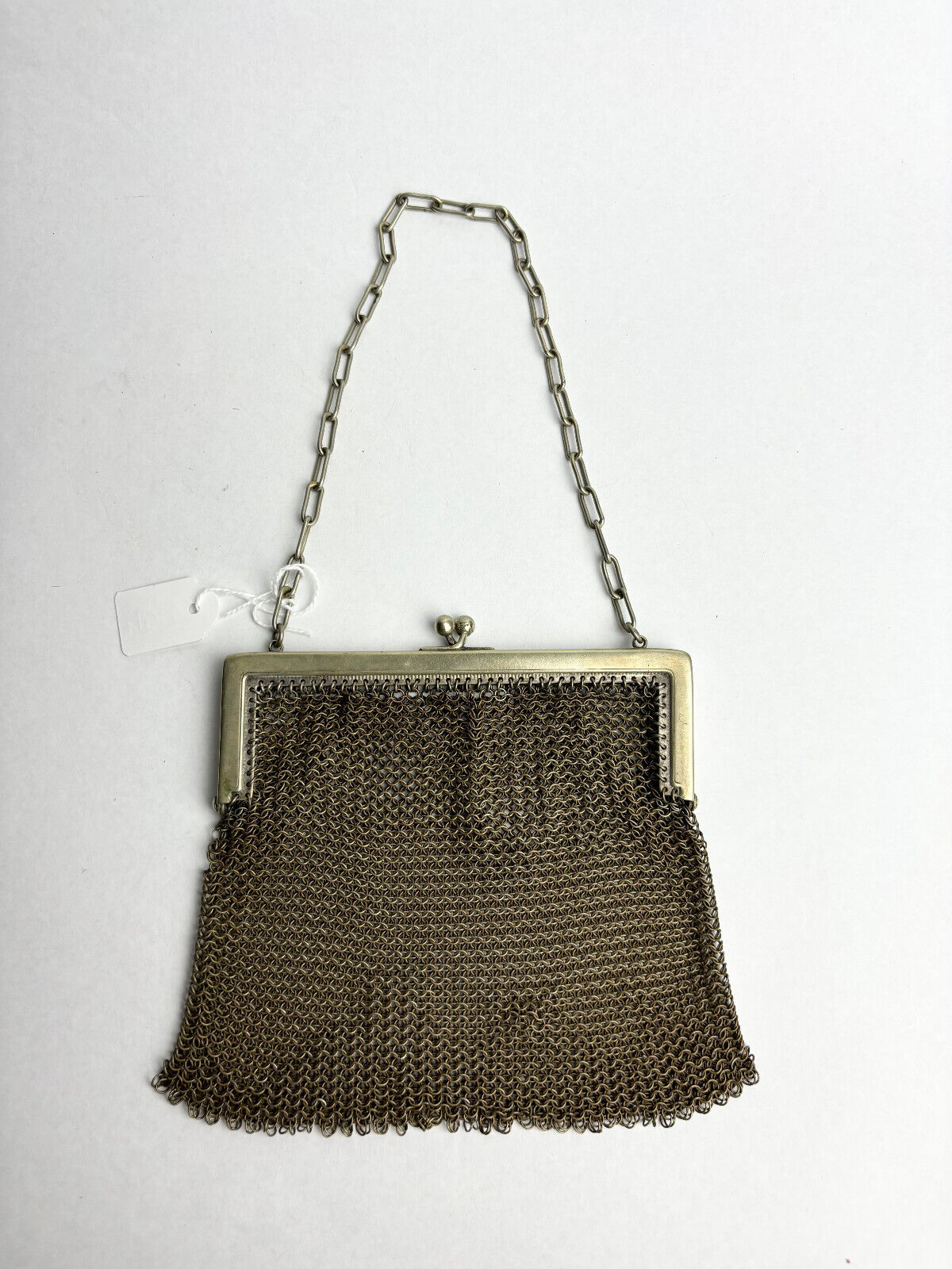 Antique Victorian Gilt Mesh Purse 13cm wide