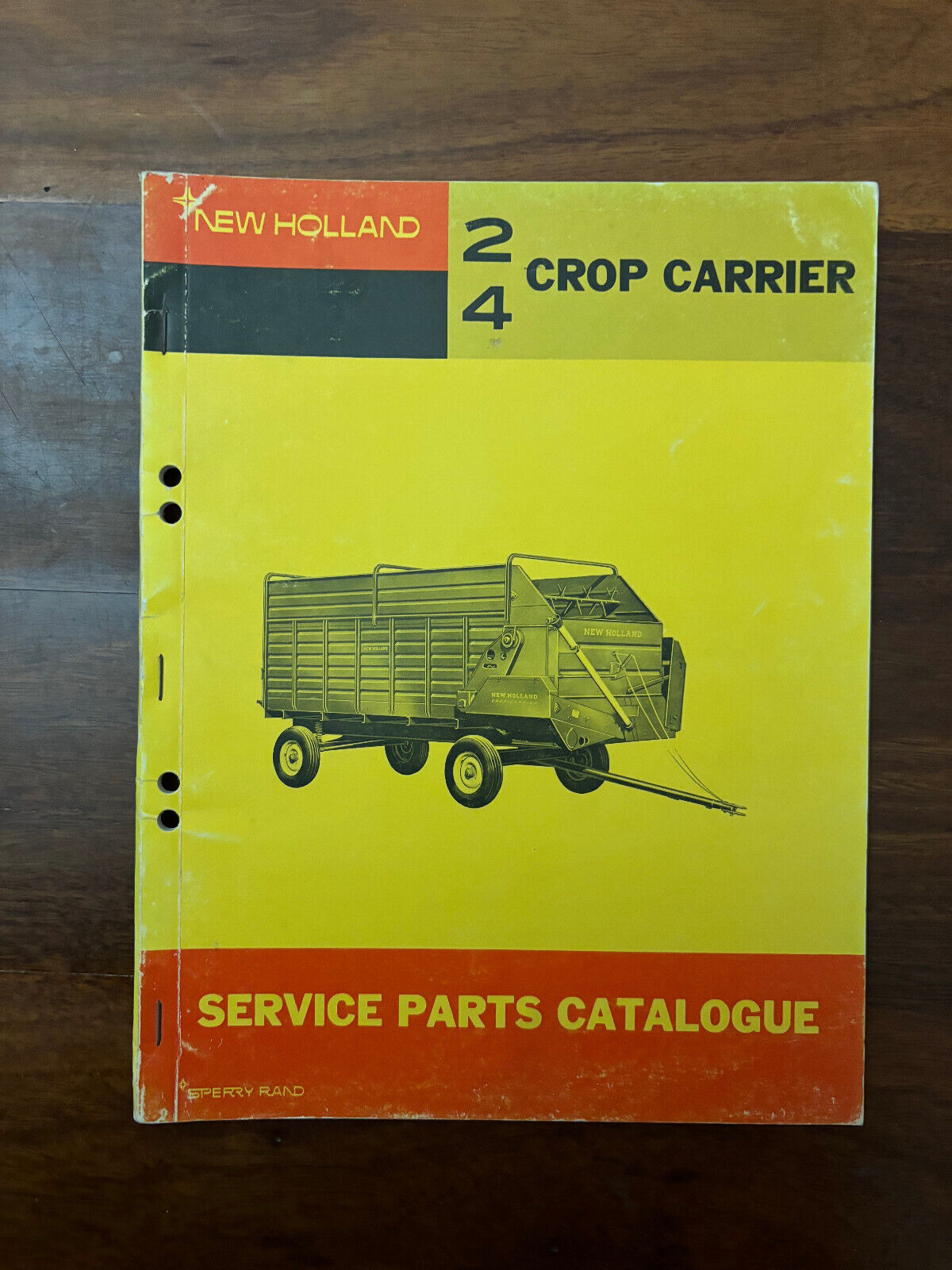New Holland Service Parts Catalogue Crop Carrier