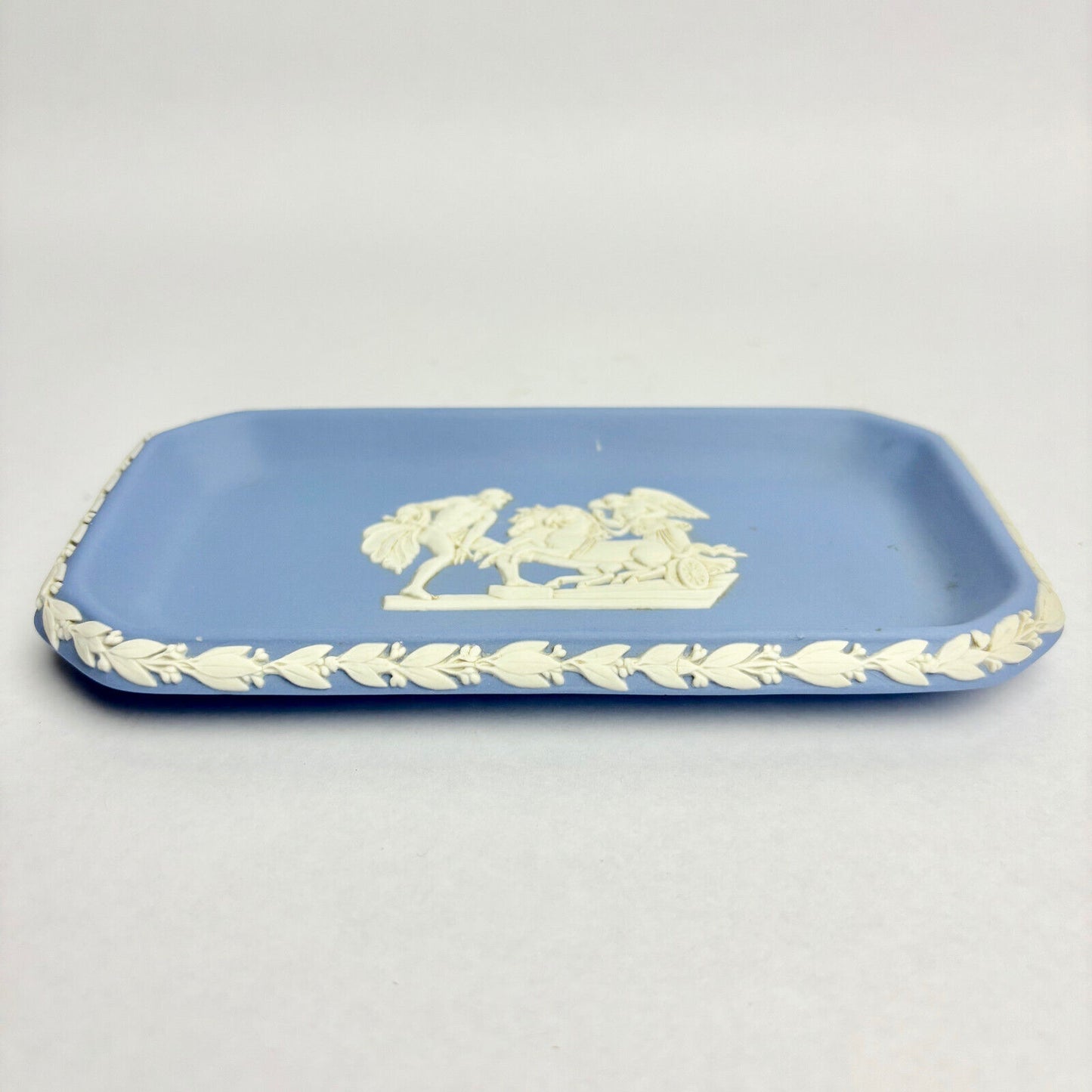 Antique Wedgwood Blue Rectangular Plate