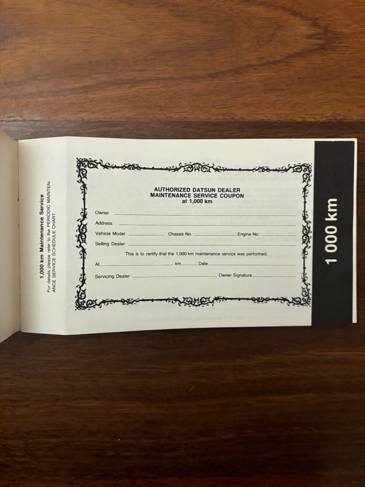 A10 series Datsun Stanza Nissan glove box owners manual