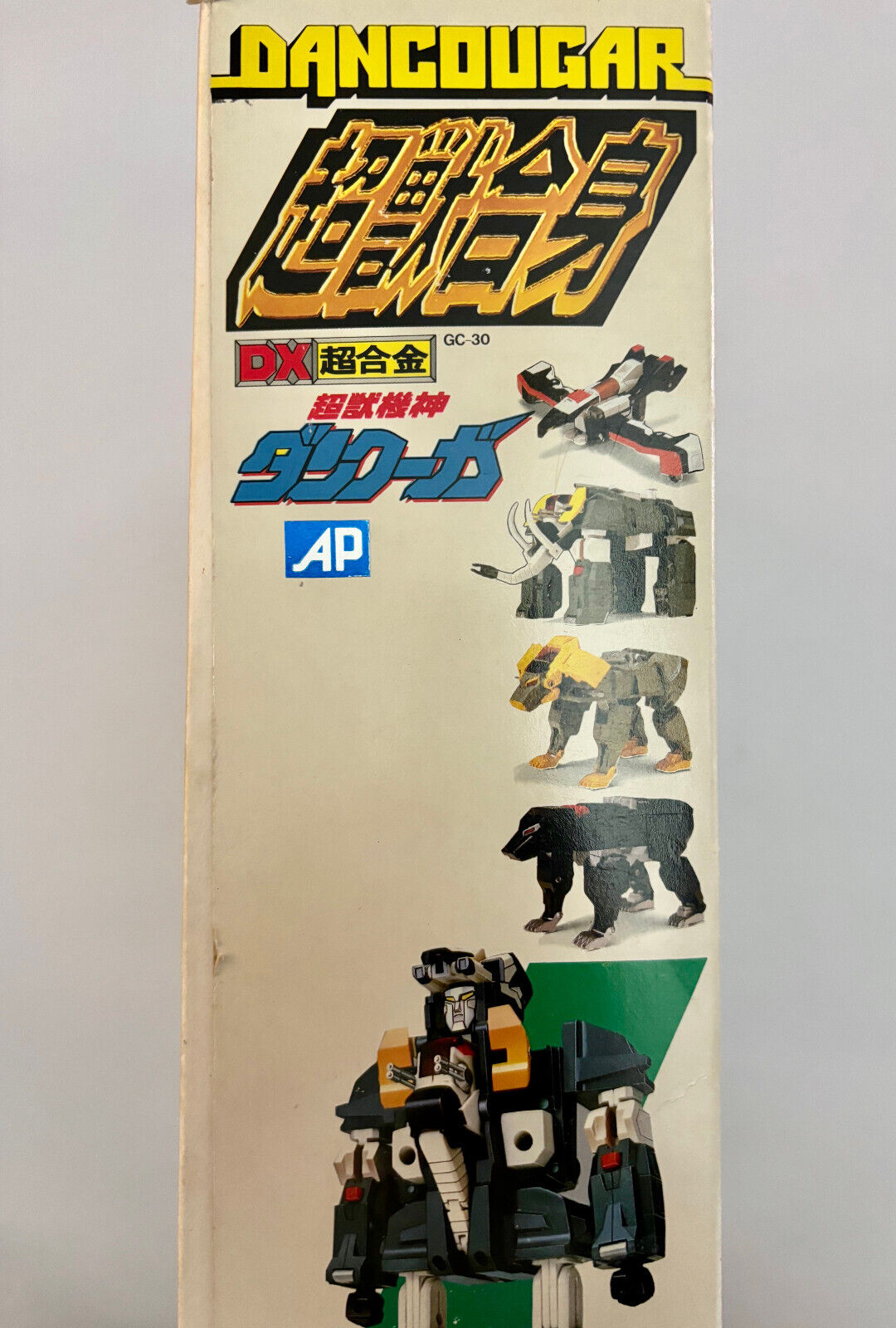 BANDAI Chogokin Dancougar DX GC-30 Vintage Action Figure 1985 Popy Japan