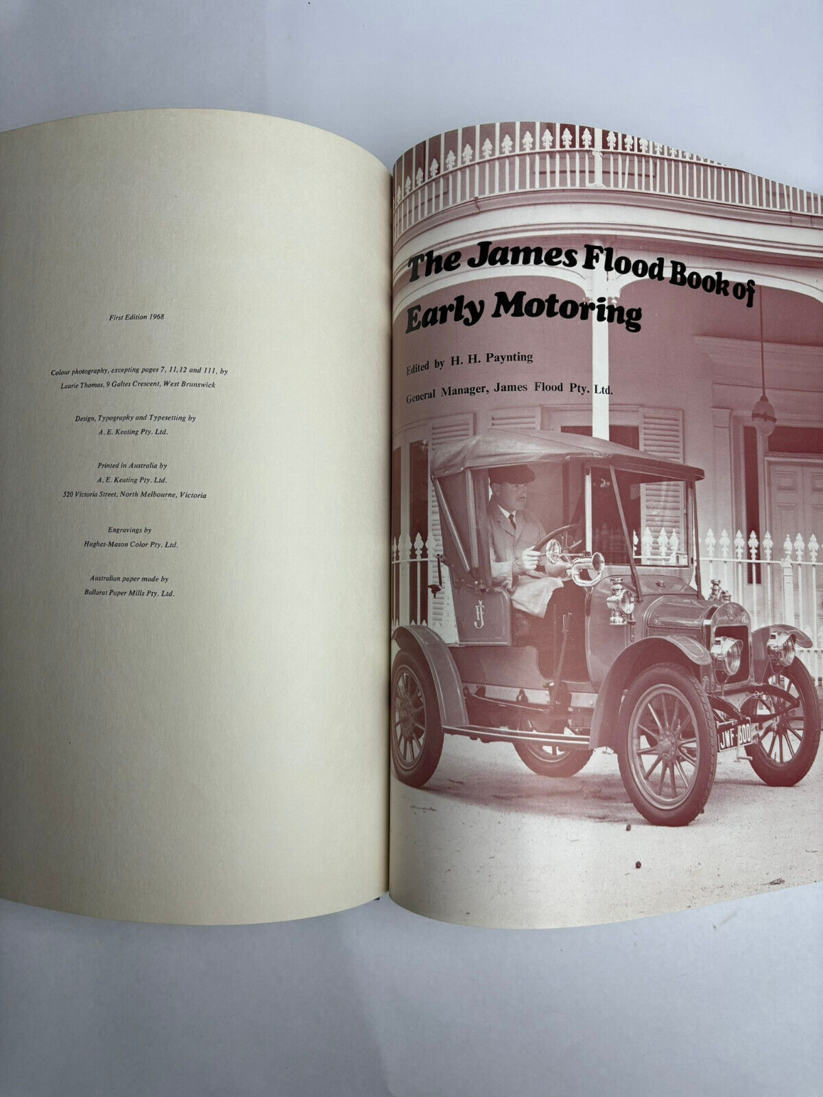 The James Flood Book of Early Motoring Limited Edition #3044