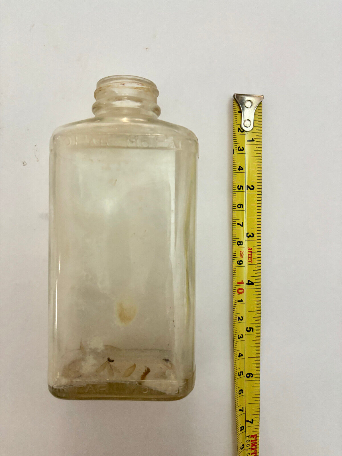 MoPar glass oil bottle, scarce