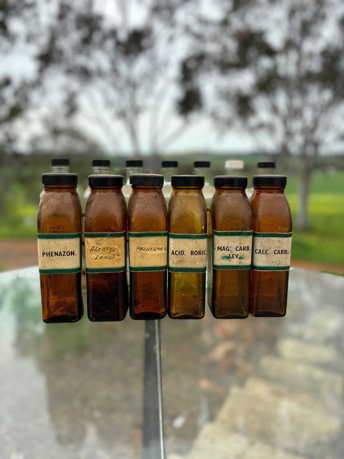 Bulk Lot Vintage Apothecary Bottles x 31