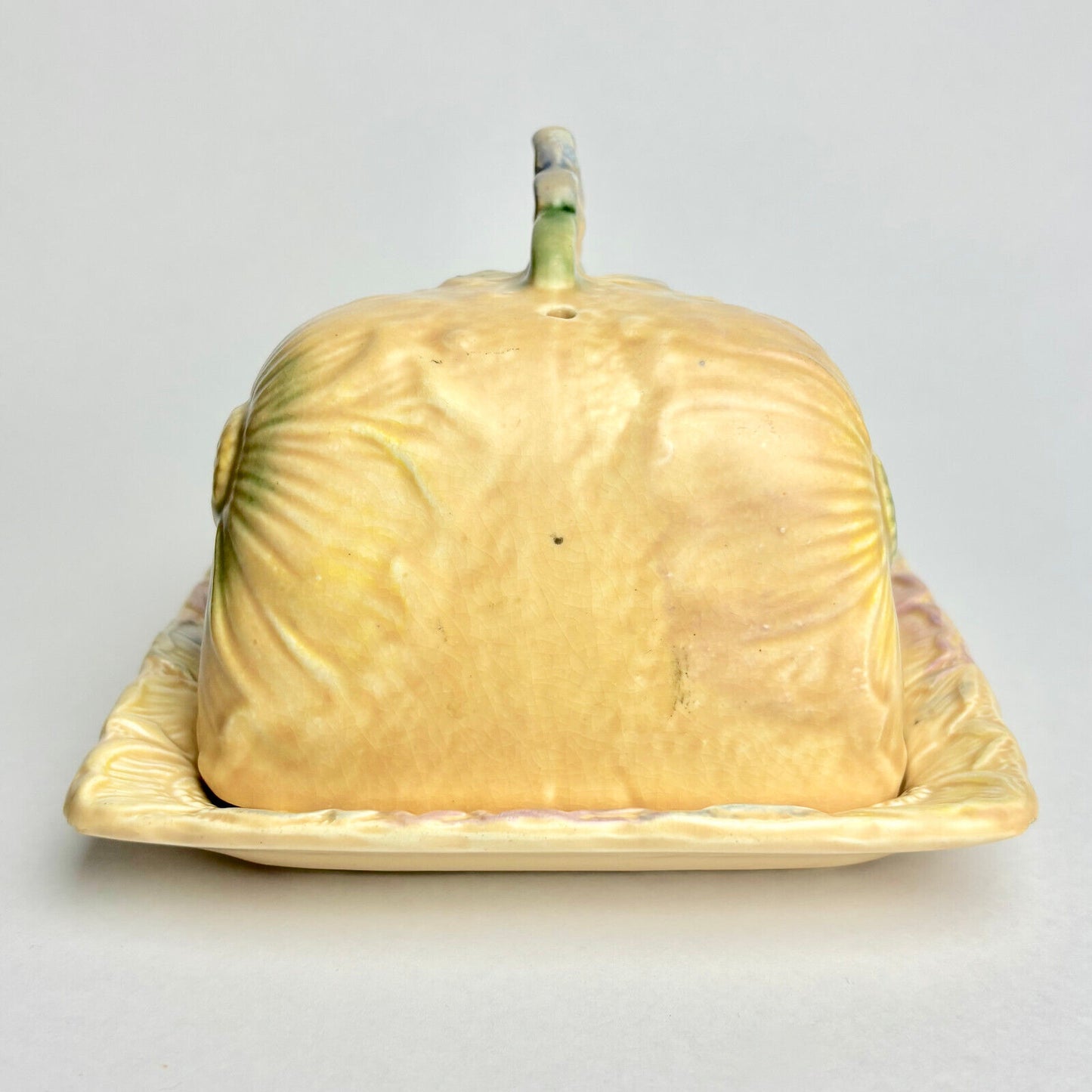 Kensington Ware Majolica Cheese Dish and Cover