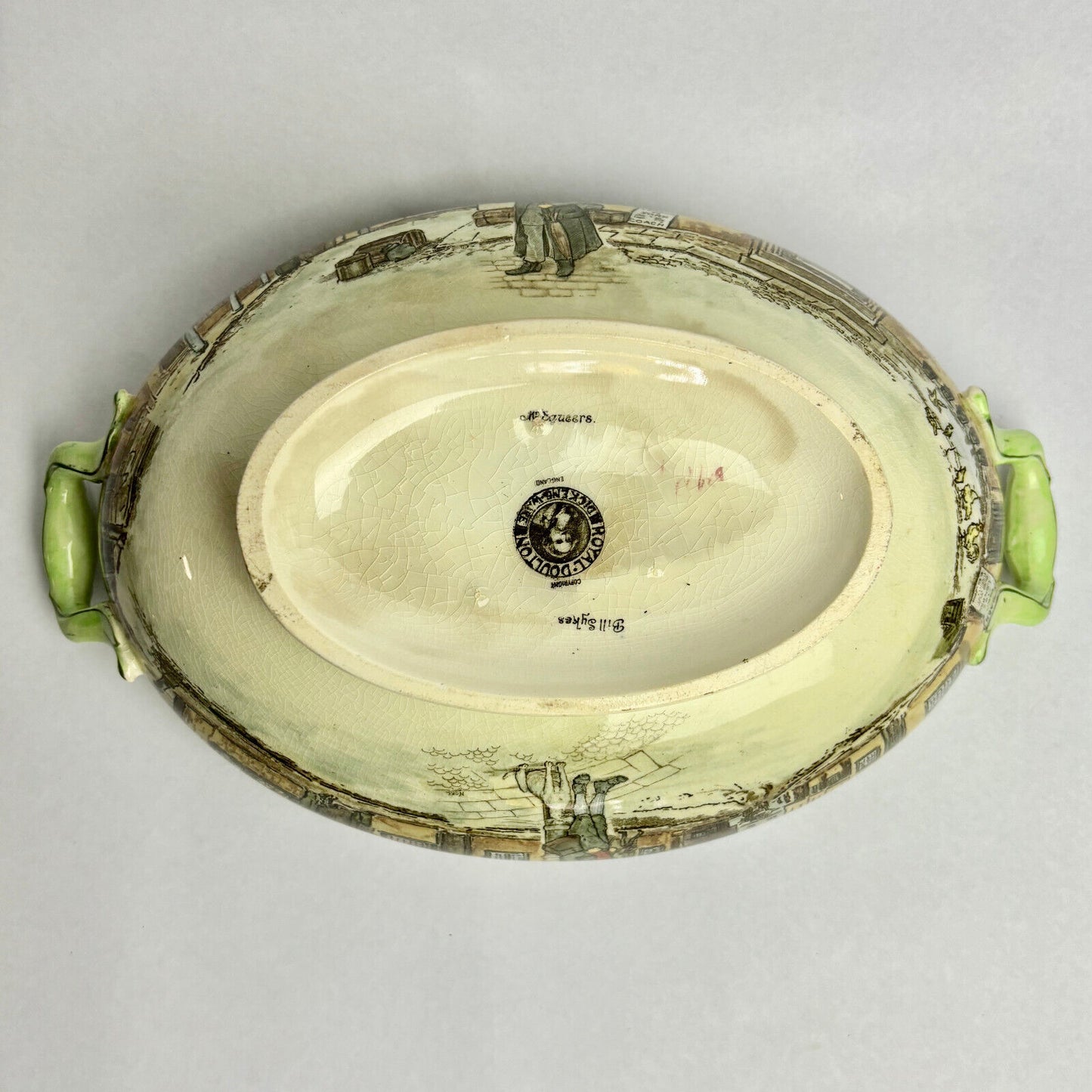Royal Doulton Dickens Ware Tureen Bill Sykes Mr Squeers