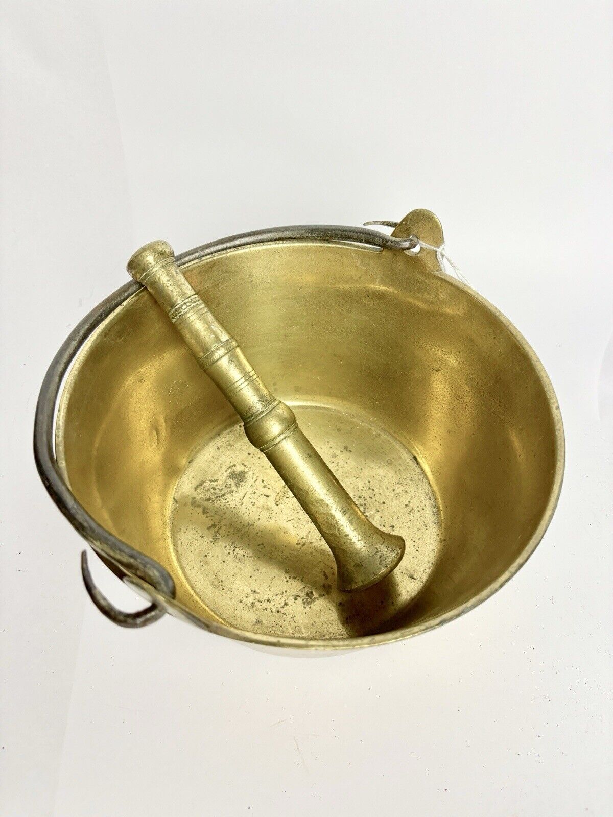 VINTAGE BRASS CHEMIST’S PESTLE & MORTAR