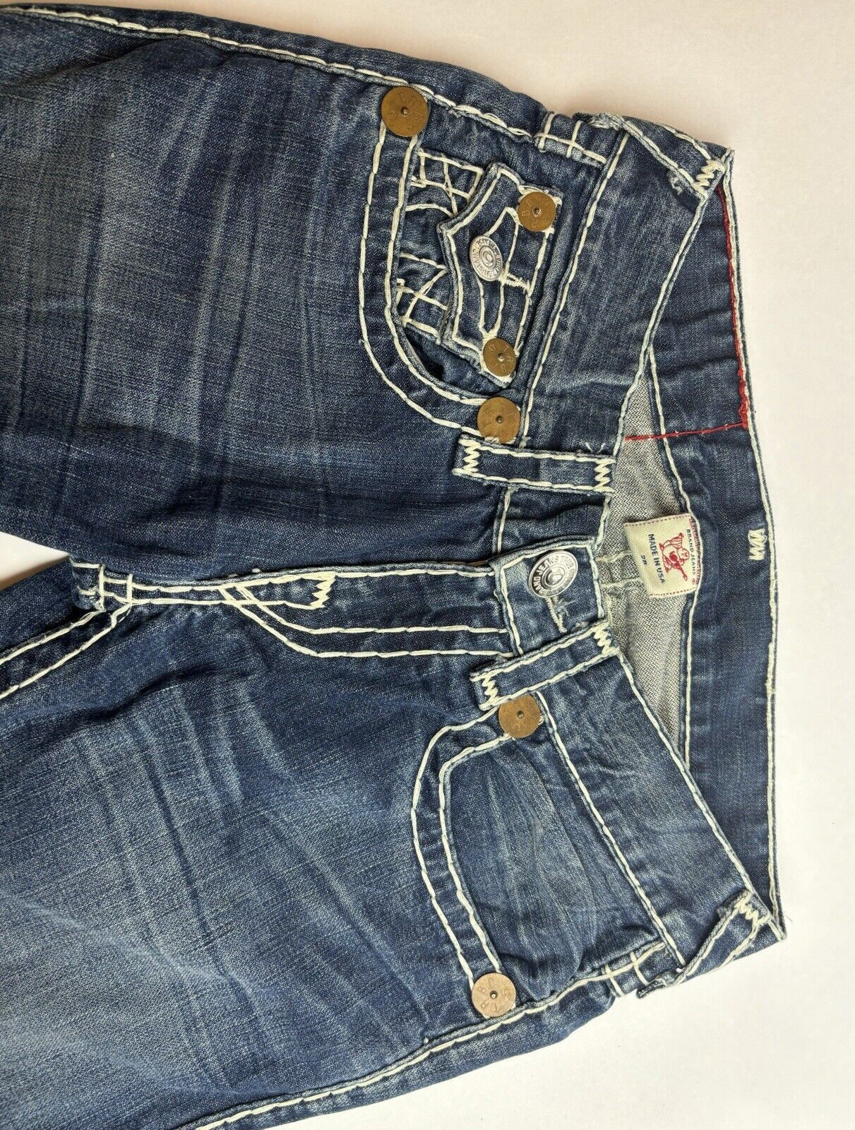 True religion Women's JEANS Joey Super T DEEP LAGOON 28w 34L