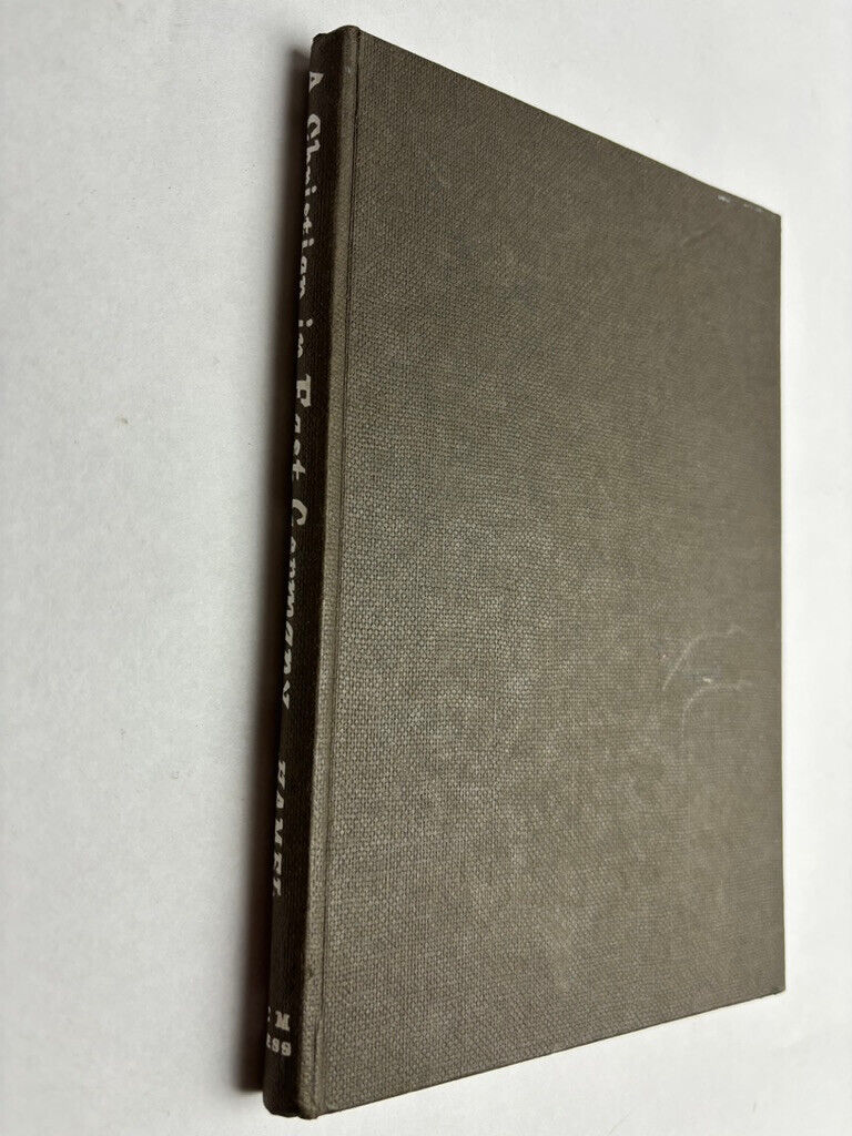A Christian in East Germany by Johannes Hamel (Hardcover, 1961)