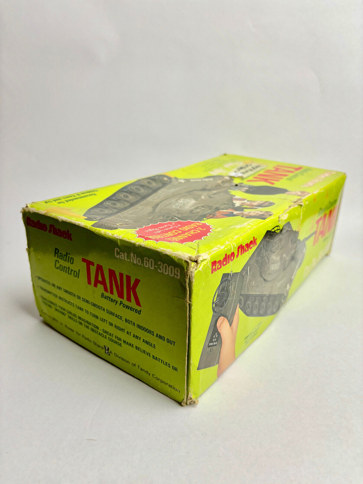 Vintage Radio Control Tank Radio Shack Original Box 1984 Vintage Toy