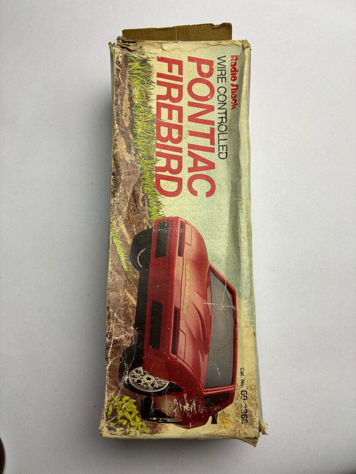 Vintage Radio Shack Hard-wired Remote Control RC Red Pontiac Firebird Untested