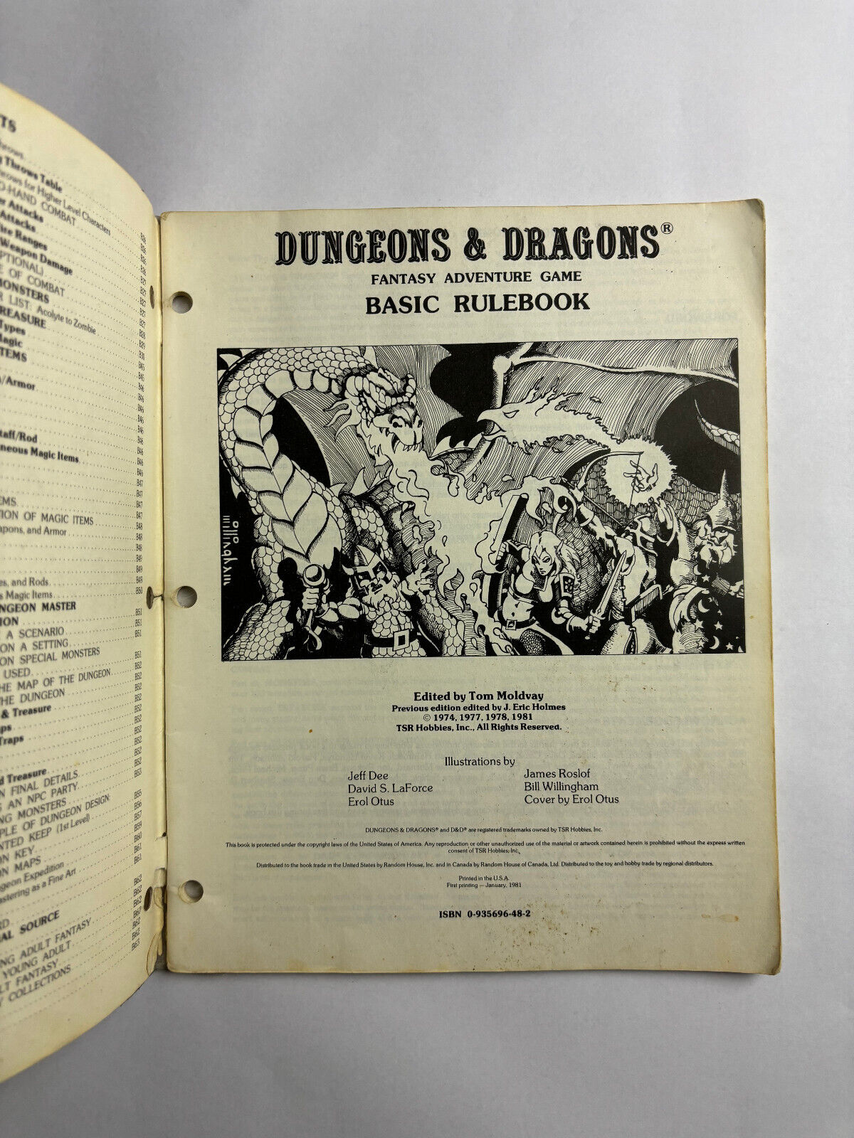 Dungeons and Dragons - Basic and Expert - Introduction 1981