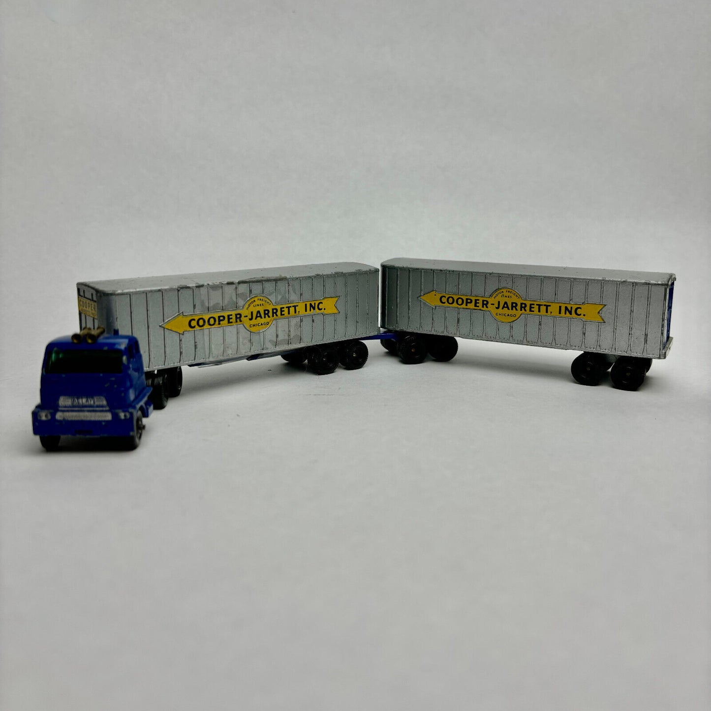 Matchbox #9 Major-pack Cooper Jarrett Interstate Double Freighter