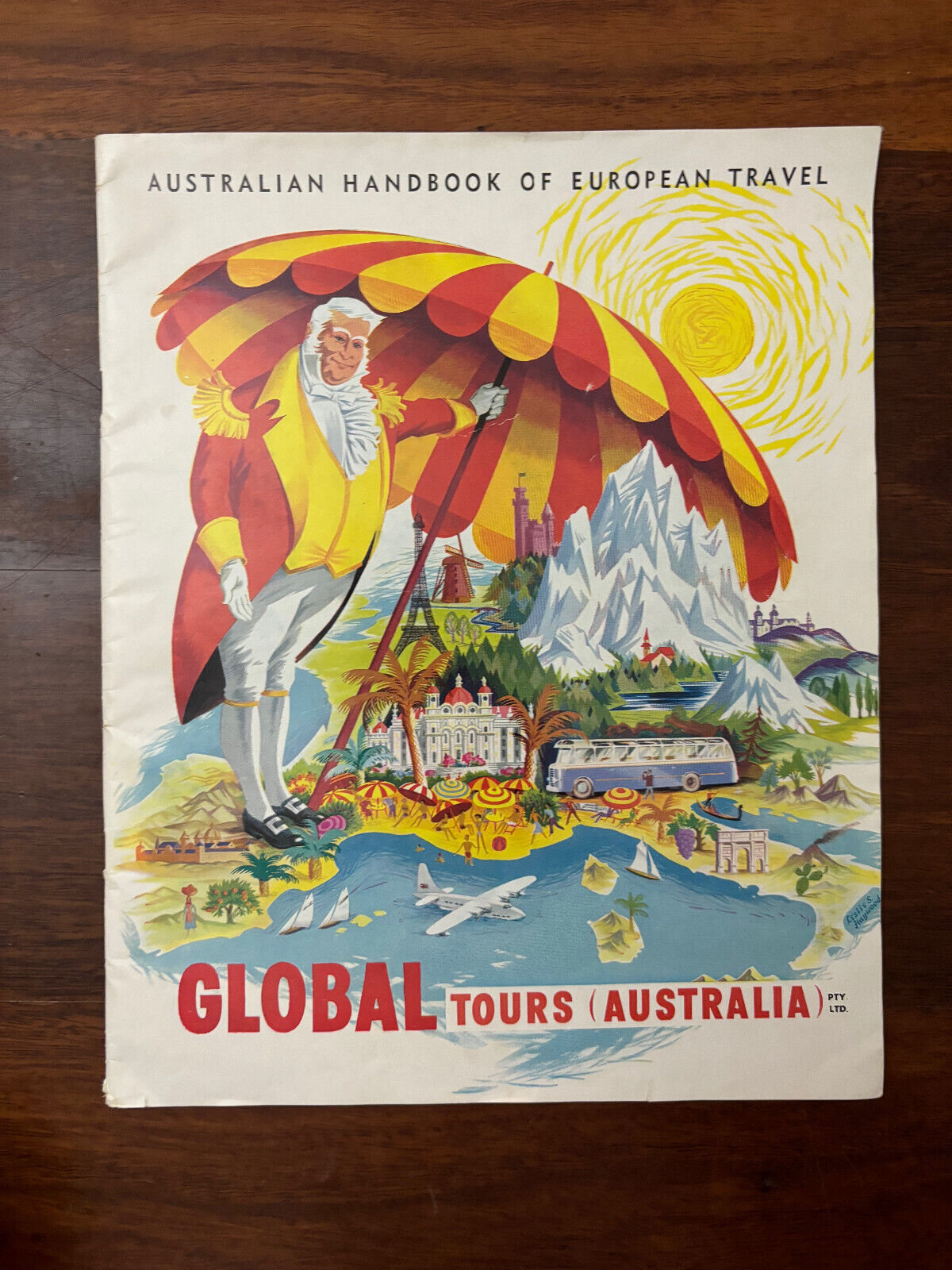 Retro Global Travel Booklet