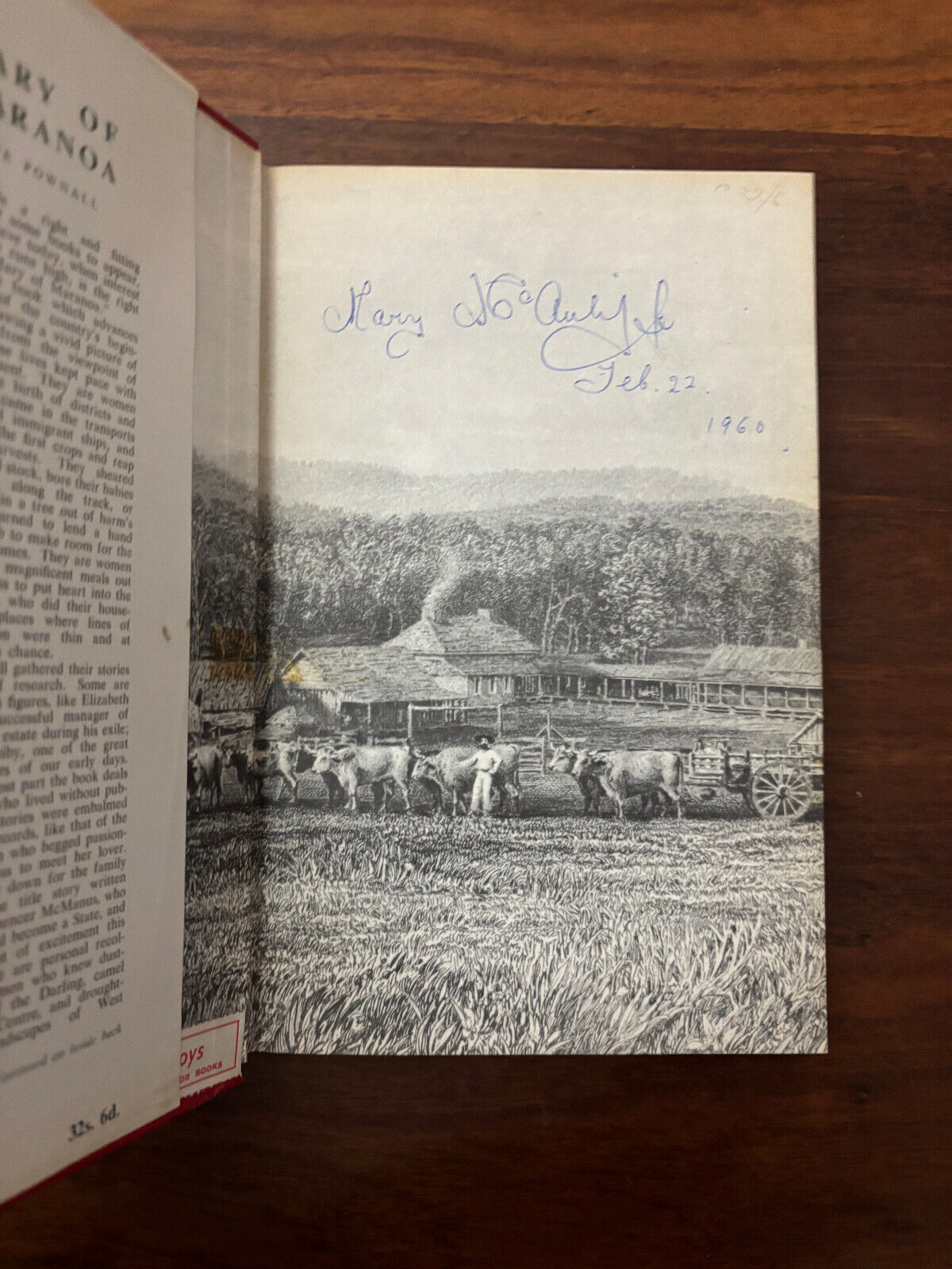 Mary of Maranoa: Tales of Australian Pioneer Women by Eve Pownall (1959) 1st Ed