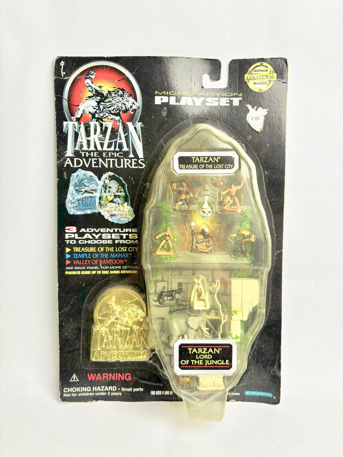 Tarzan Epic Adventures Treasure of the Lost City Trendmasters Micro Playset 1995