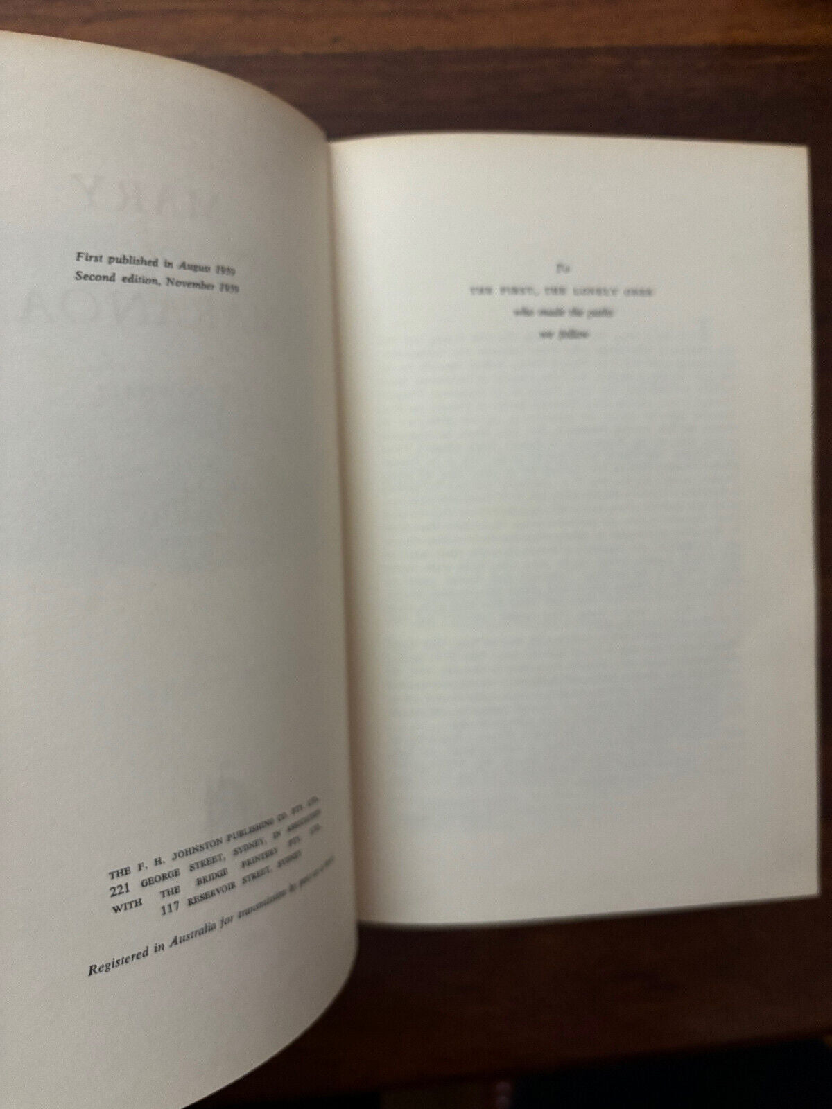 Mary of Maranoa: Tales of Australian Pioneer Women by Eve Pownall (1959) 1st Ed