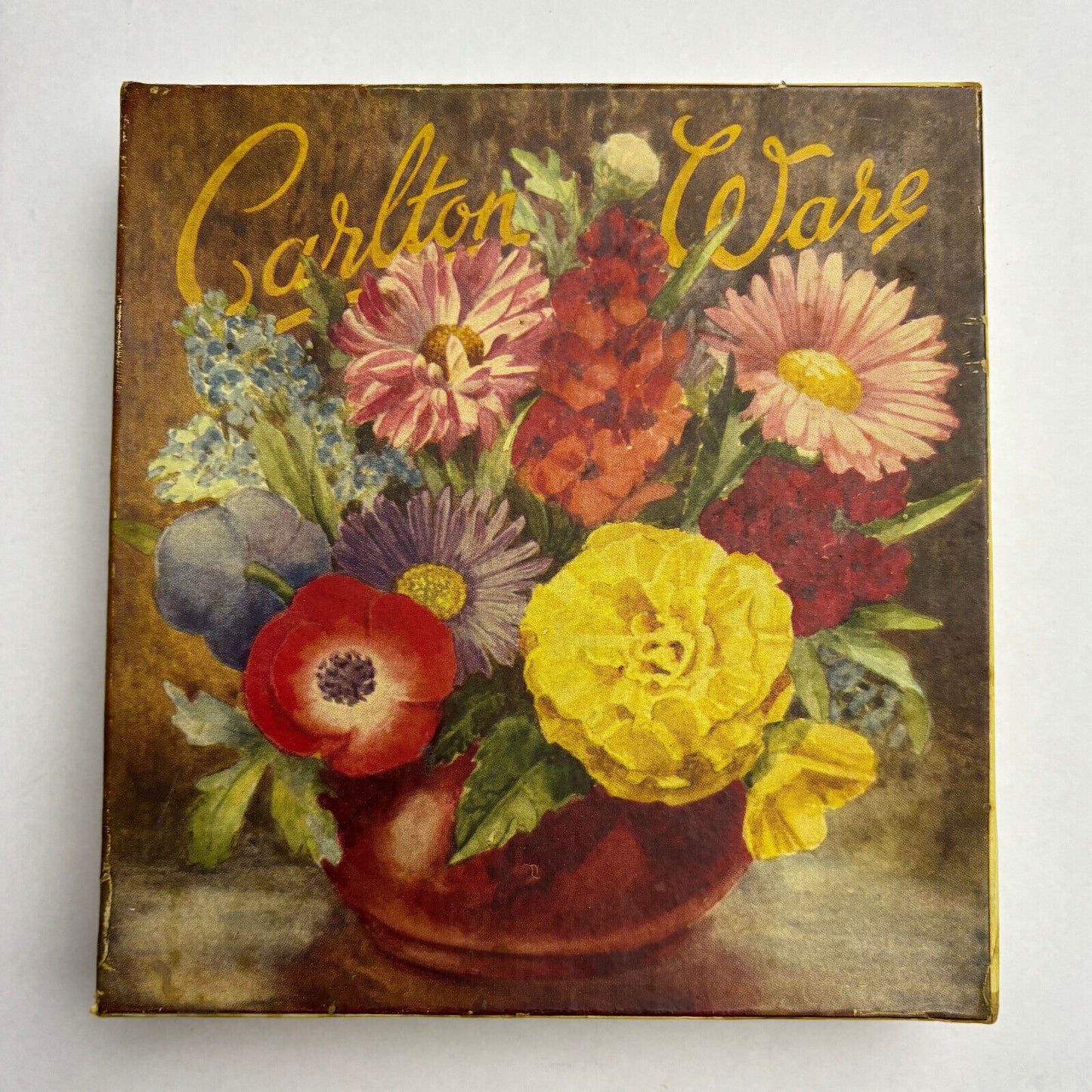 Carlton Ware Convolvulus Morning Glory Butter/Jam Dish, Box & Spoon