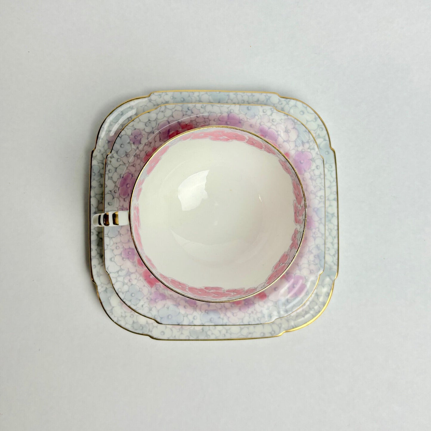 Pink Art Deco Paragon Trio