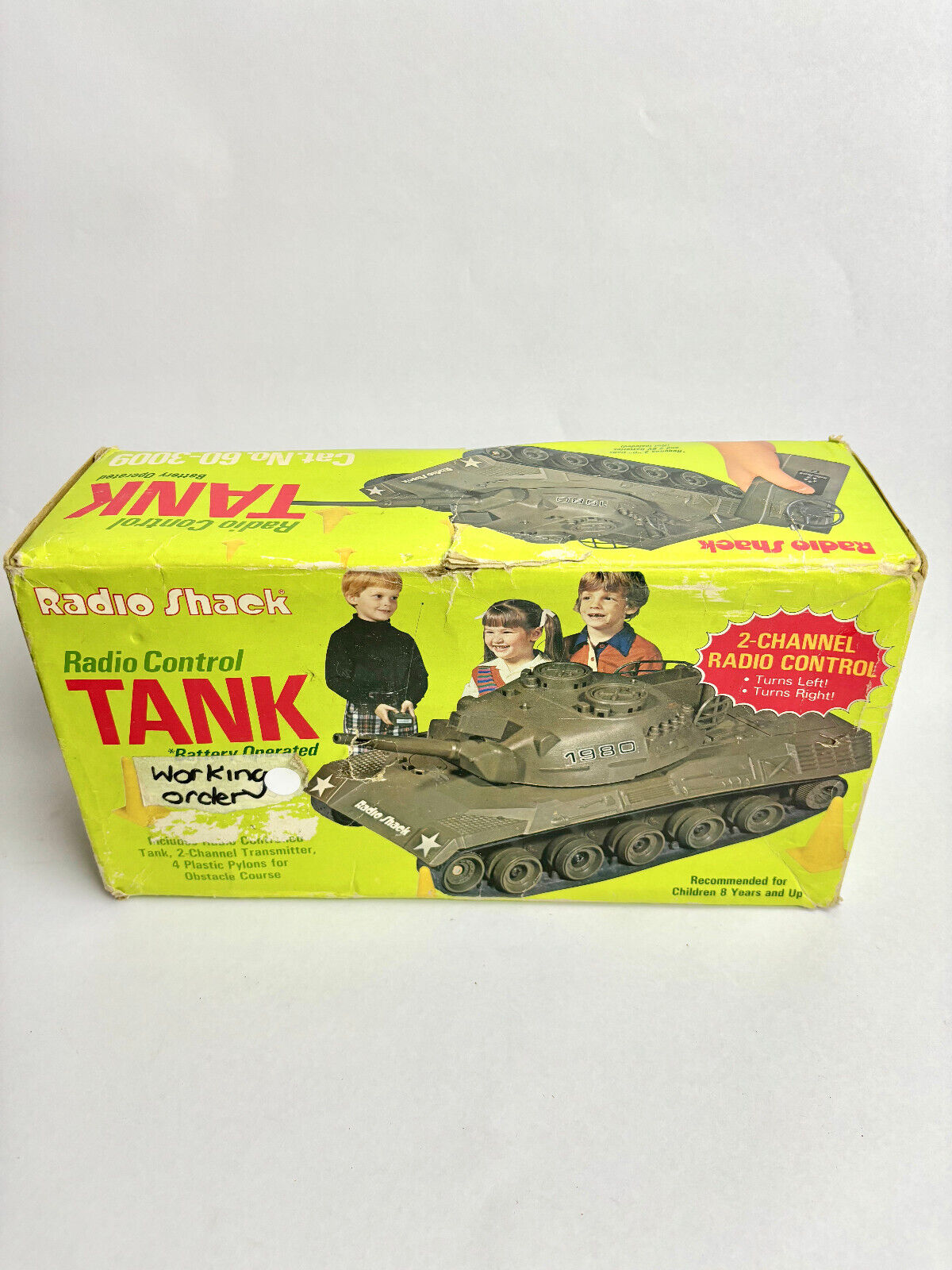 Vintage Radio Control Tank Radio Shack Original Box 1984 Vintage Toy