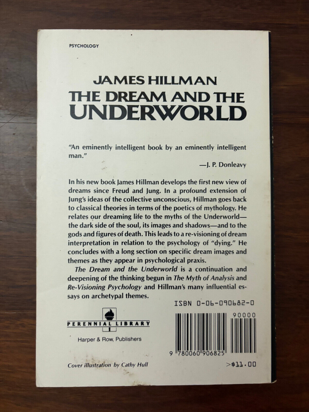 Dream and the Underworld by Hillman (English) Paperback Book