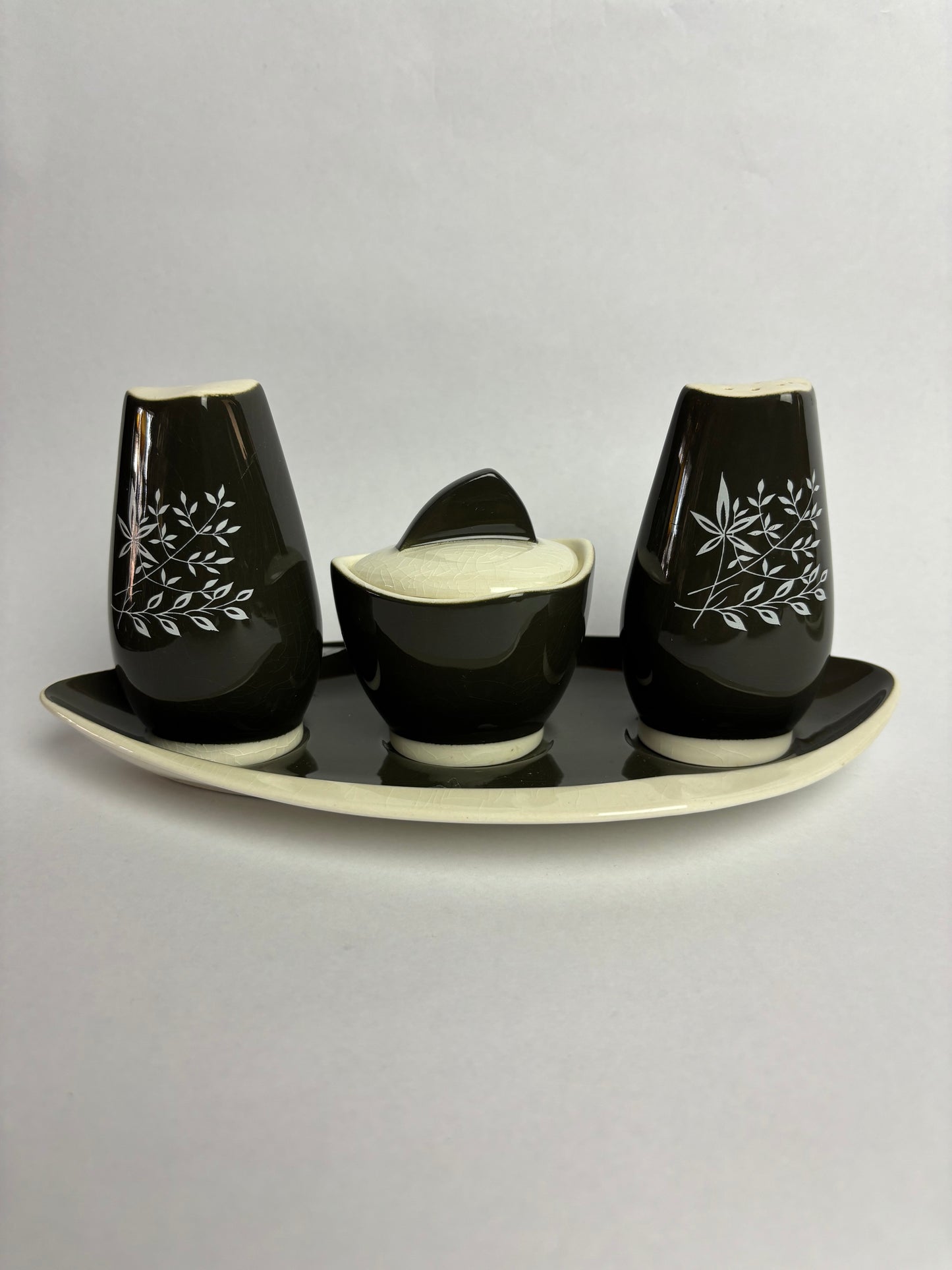 Australian Design Carlton Ware Hand-painted 'Boomerang' Tea Set