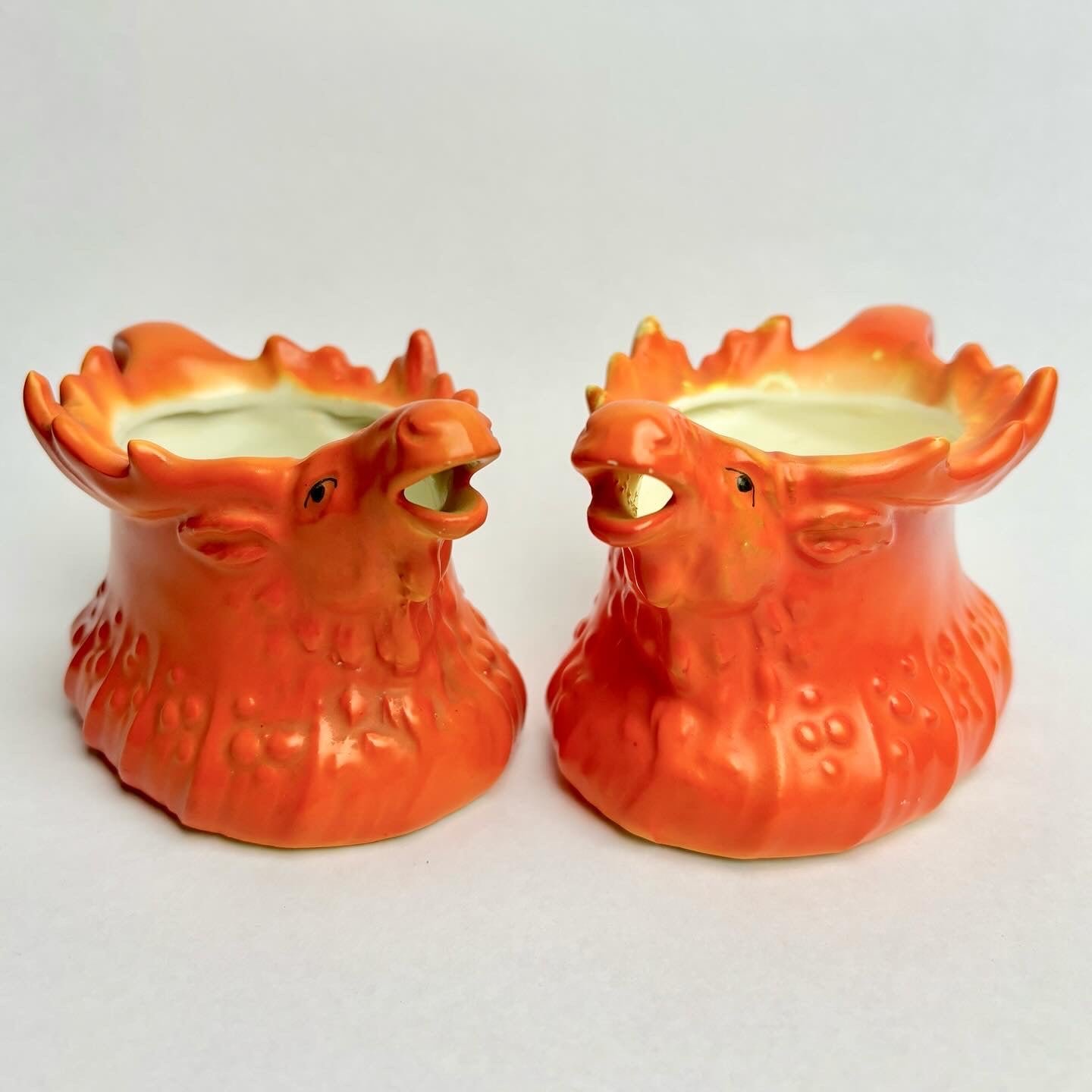 Flaming Moose Creamers