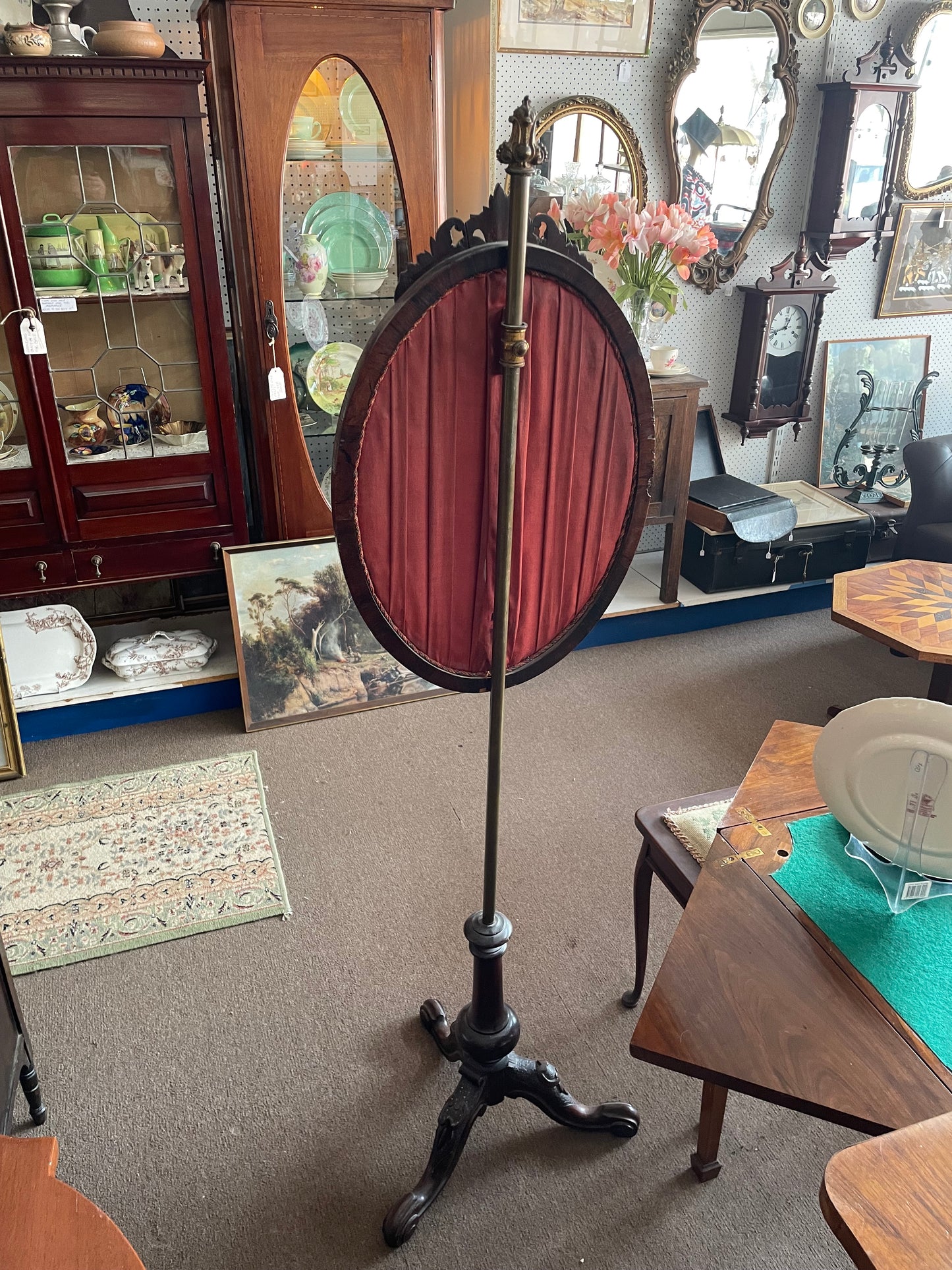 Victorian Pole Screen