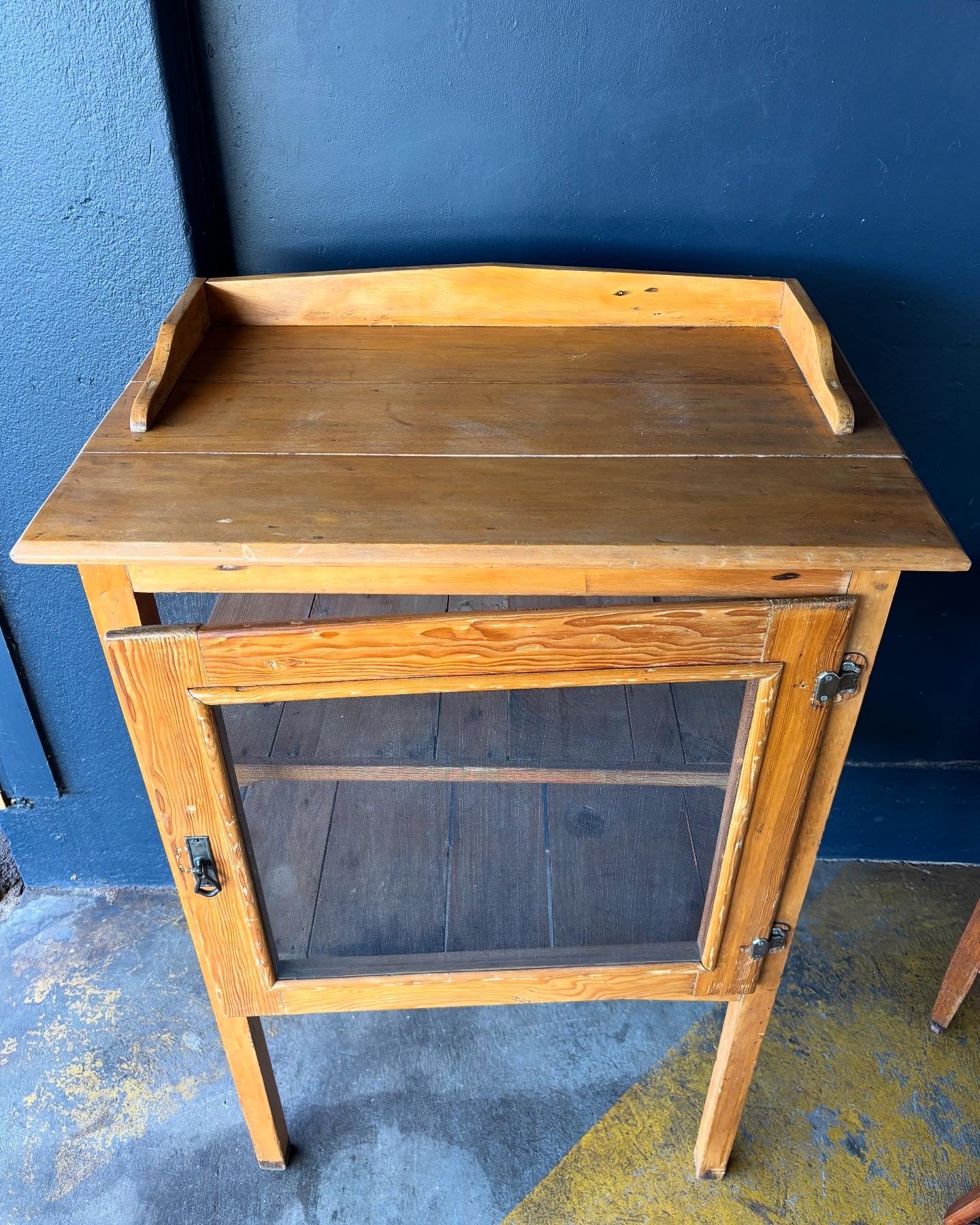 Antique pine meat safe from the Goldfields