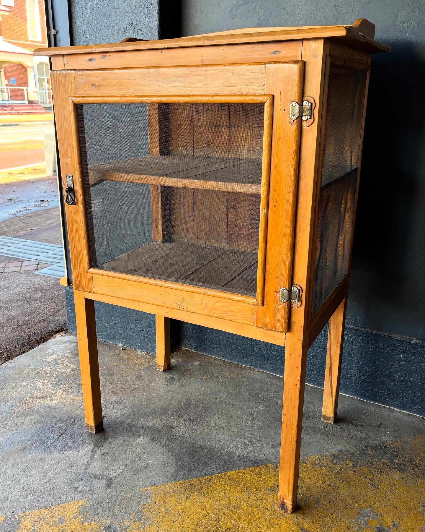 Antique pine meat safe from the Goldfields