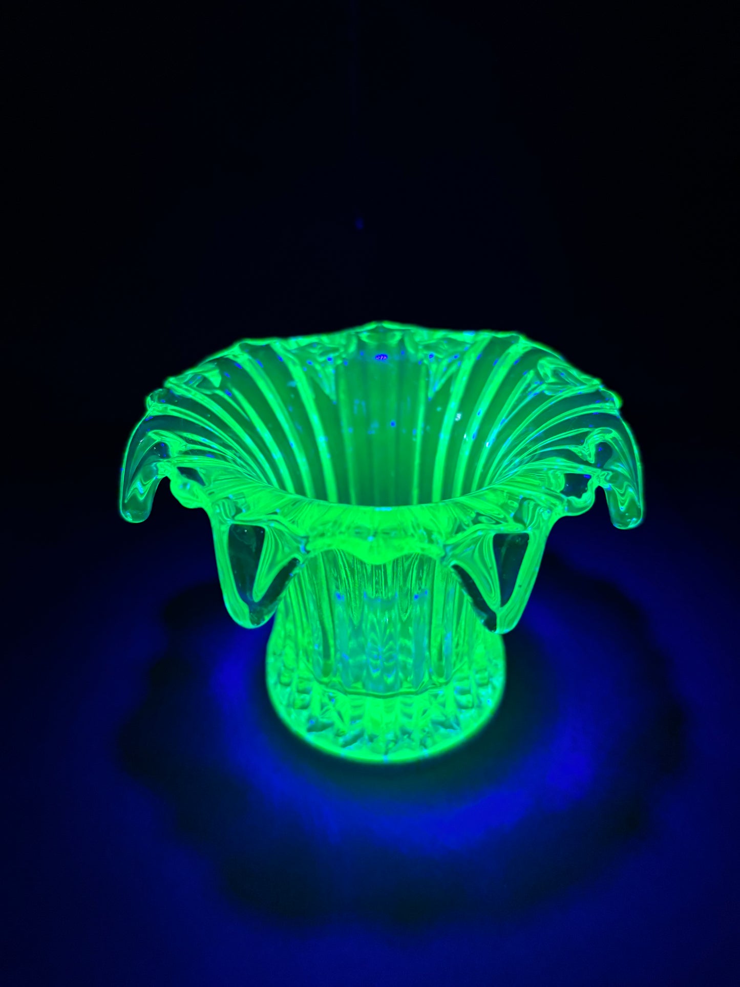 Sowerby Uranium Iris Vase