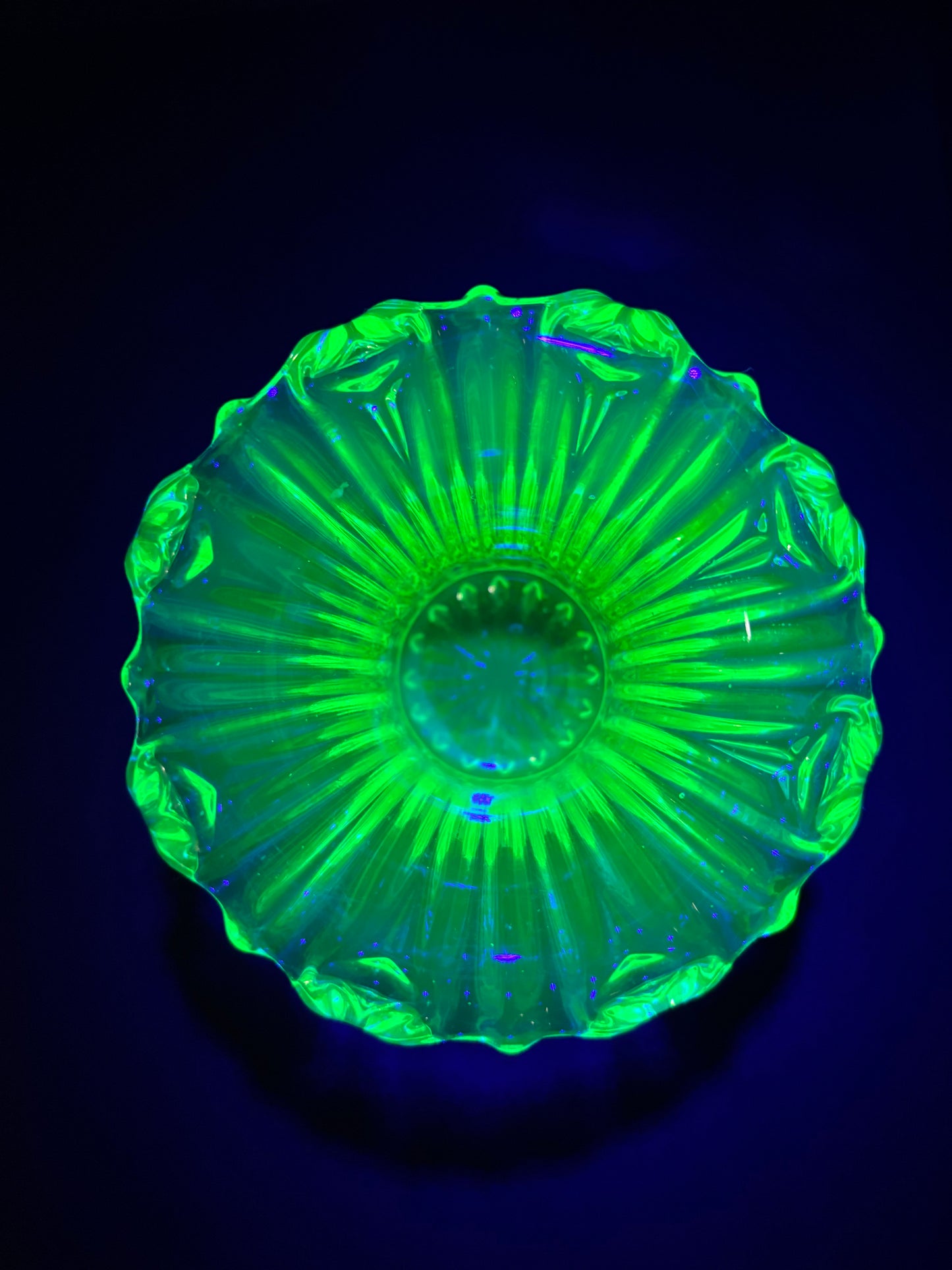 Sowerby Uranium Iris Vase