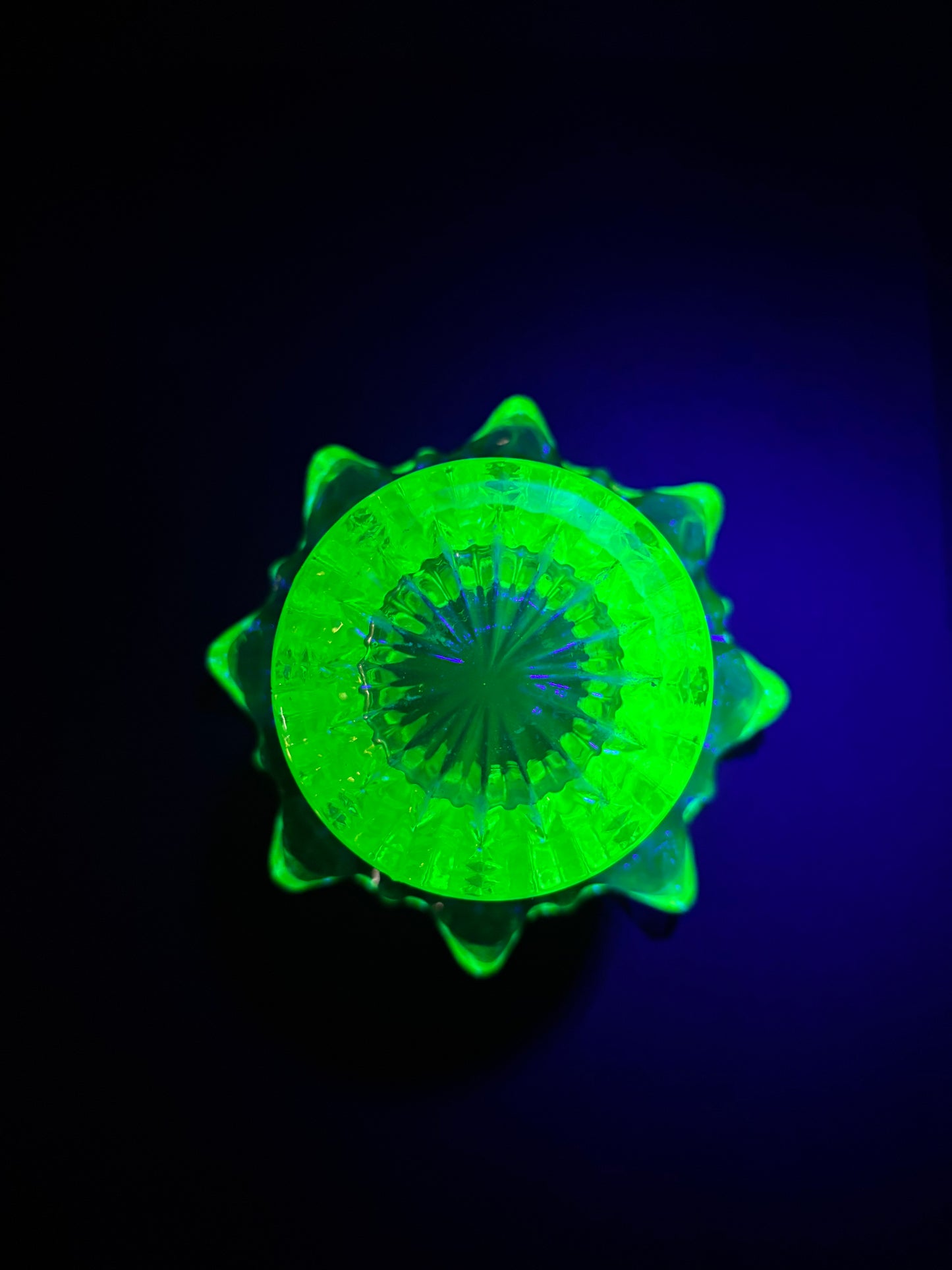 Sowerby Uranium Iris Vase