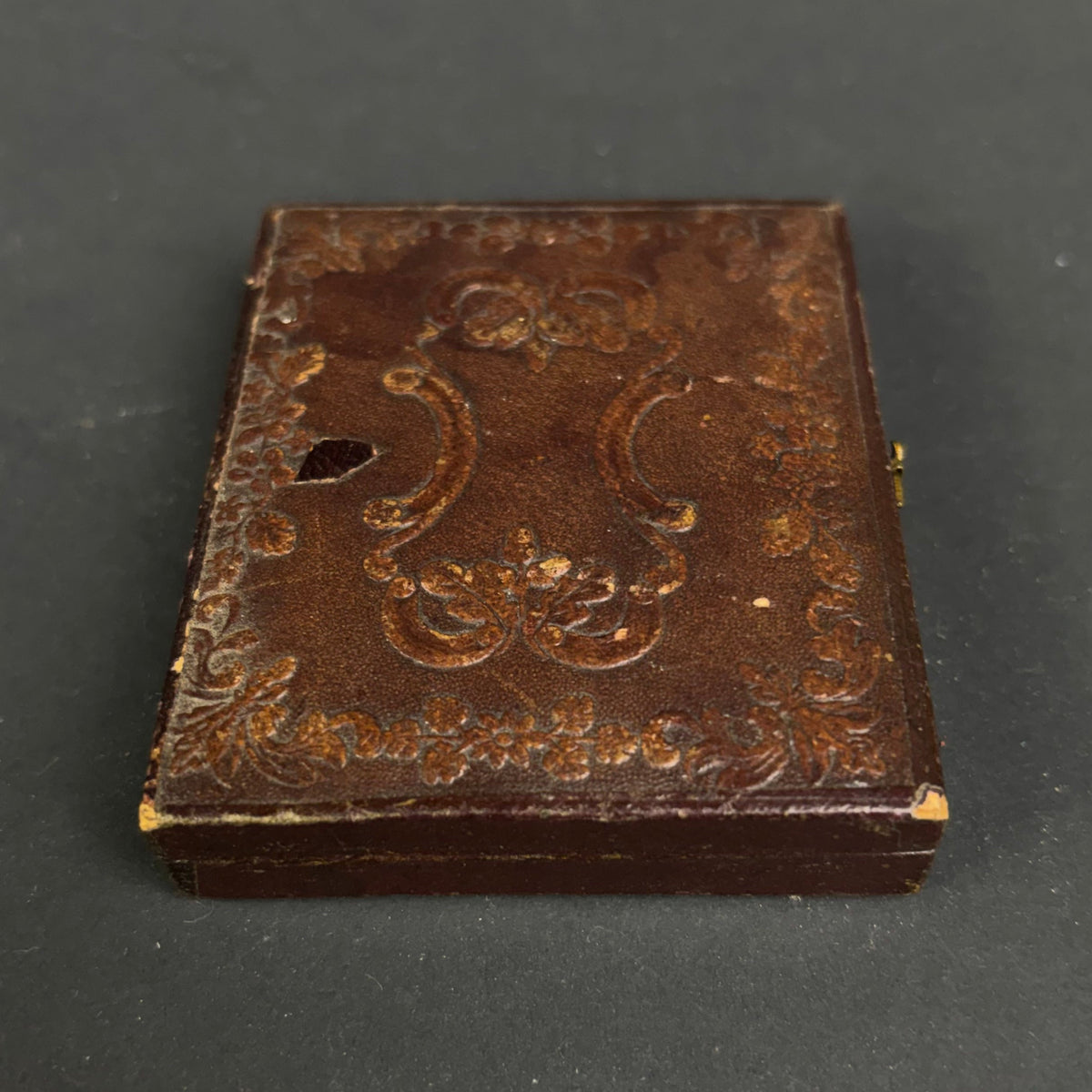 Victorian Leather Cased Tintype Portrait of Young Gentleman c.1860–1870